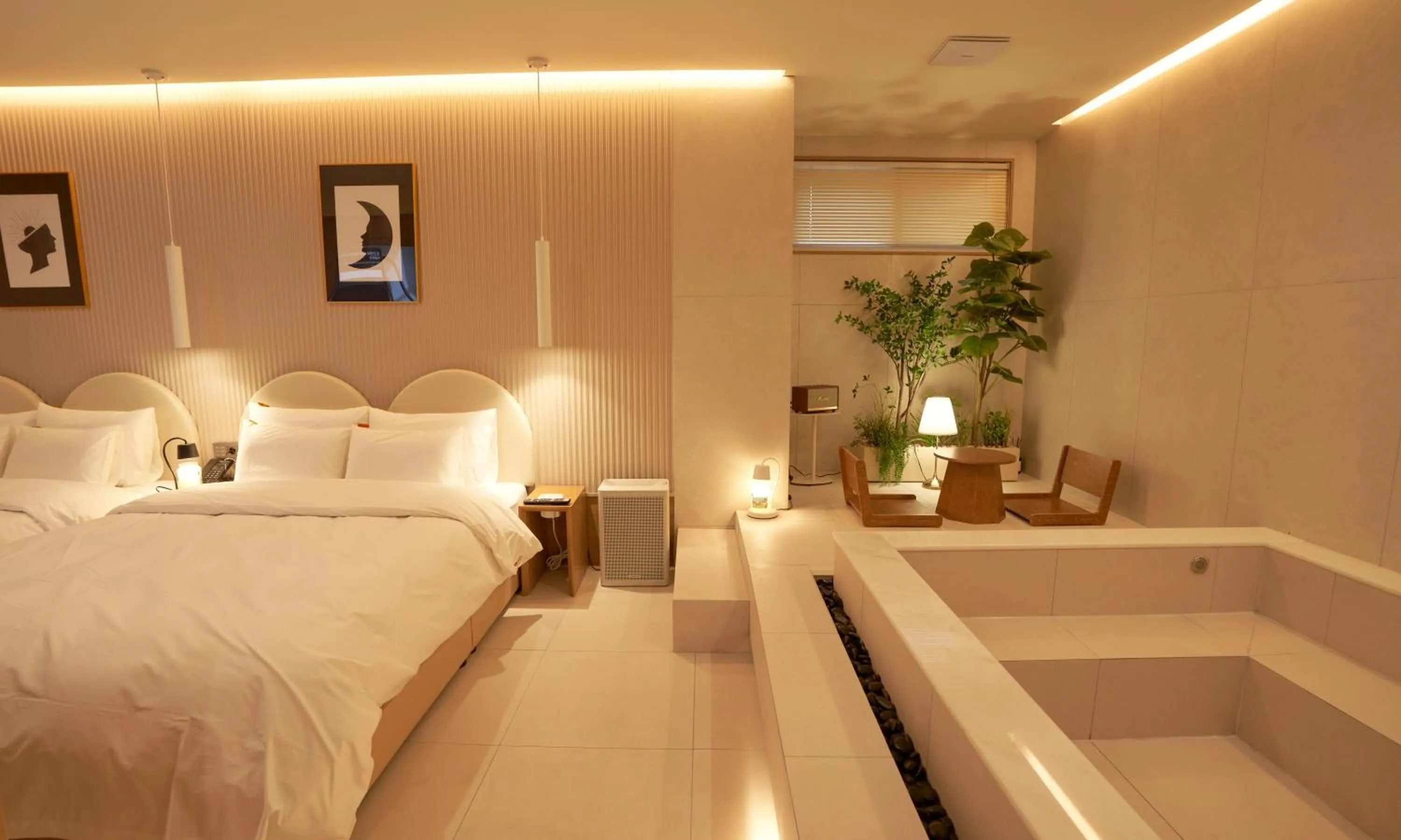 Bed in Brown Dot Hotel Gunsan Terminal Branch