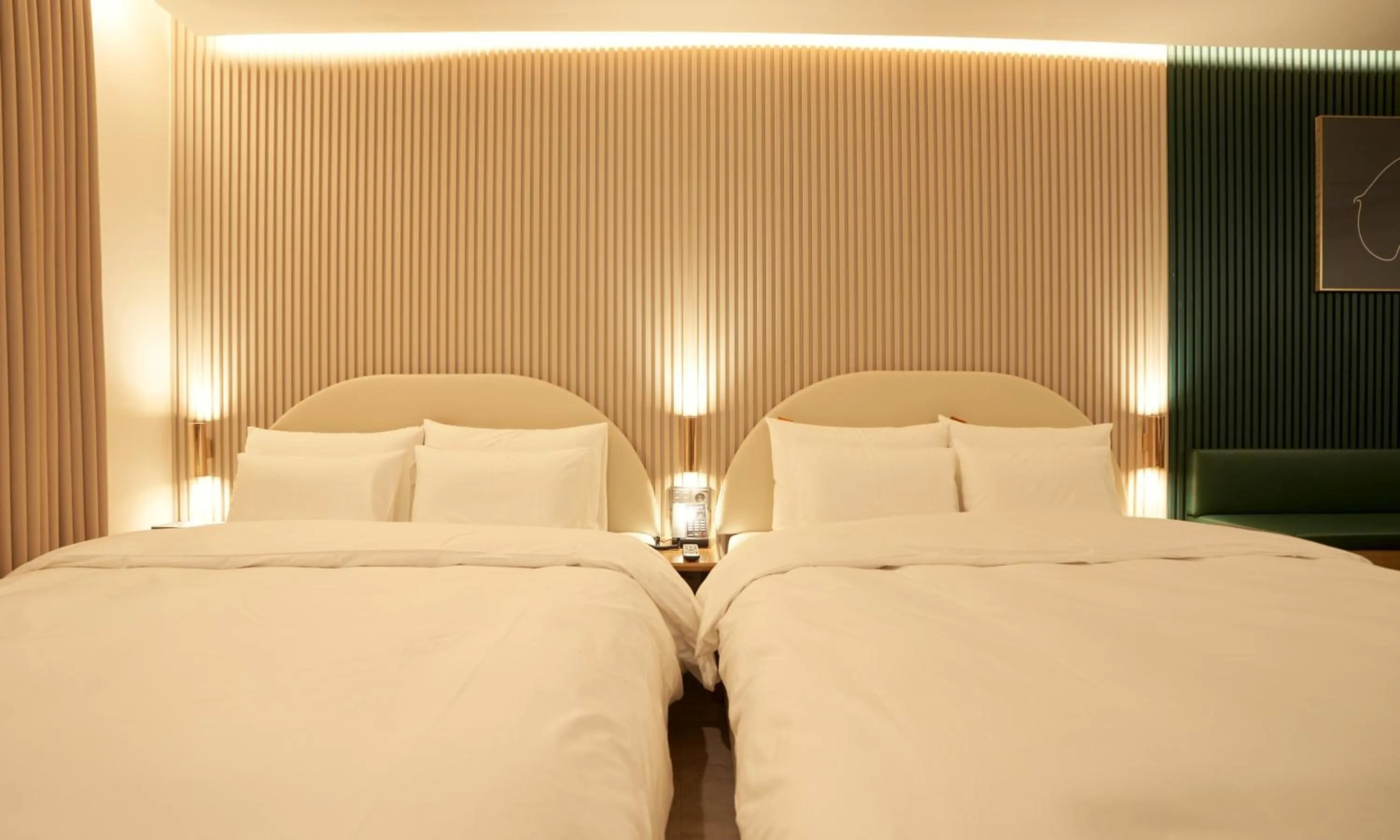 Bed in Brown Dot Hotel Gunsan Terminal Branch