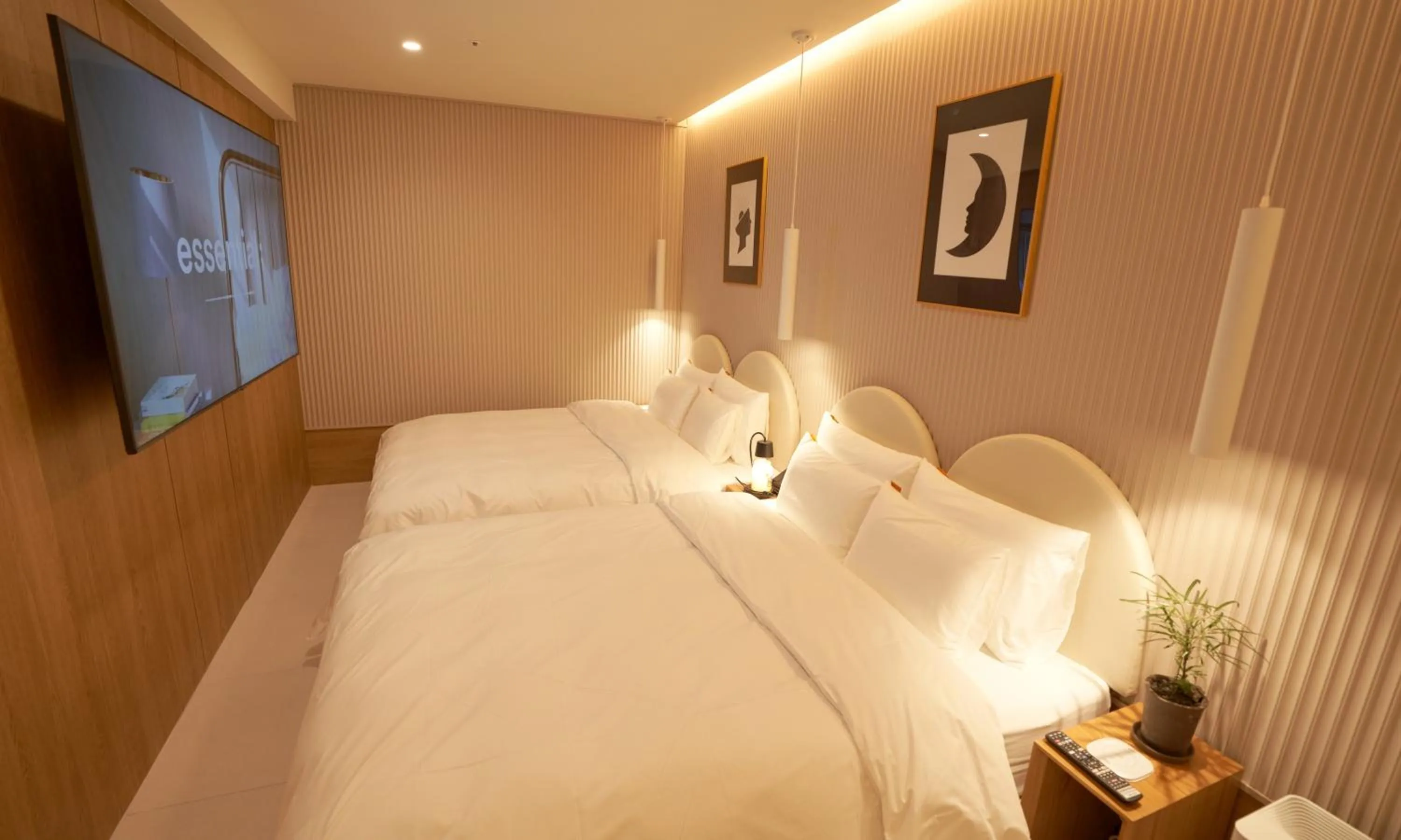 Bed in Brown Dot Hotel Gunsan Terminal Branch