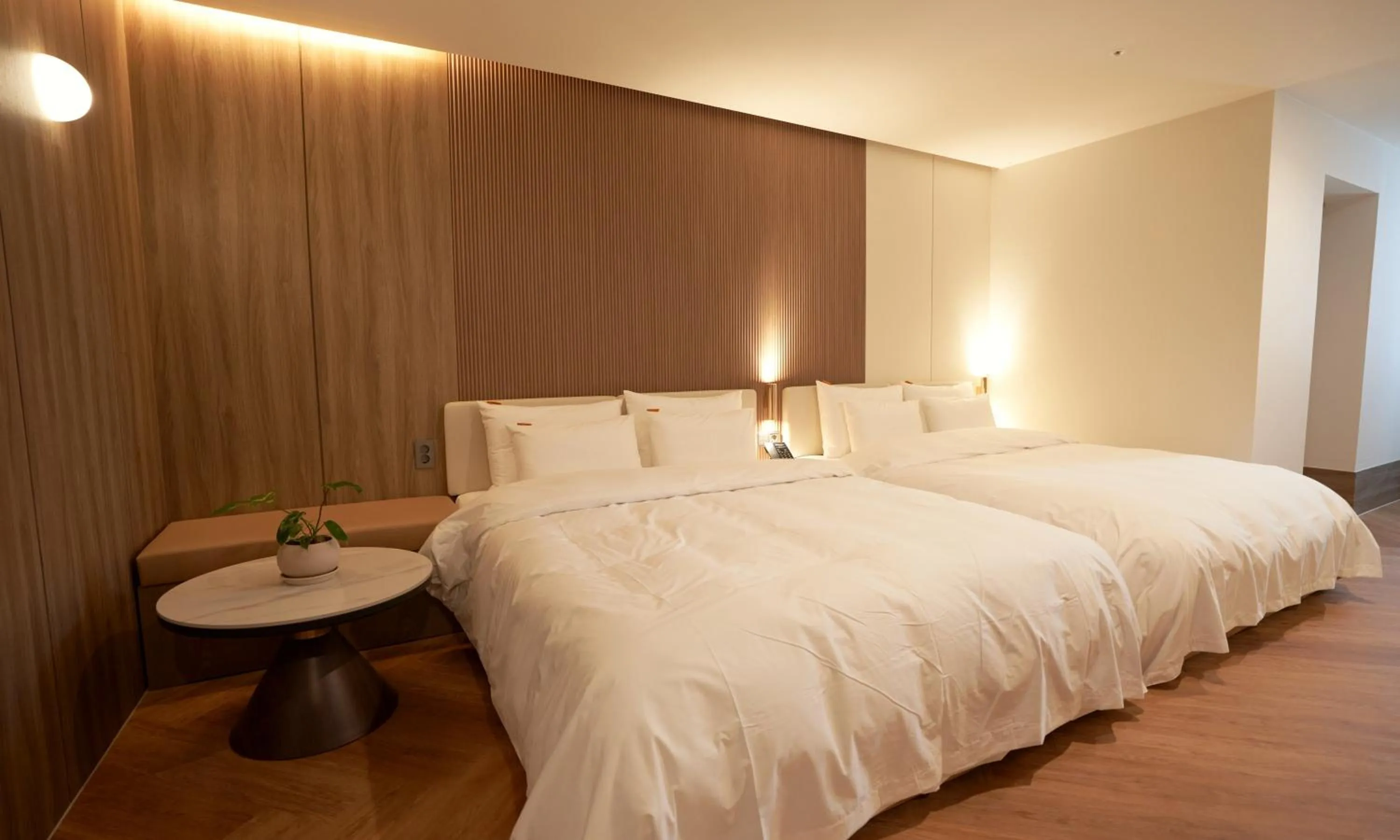 Bed in Brown Dot Hotel Gunsan Terminal Branch