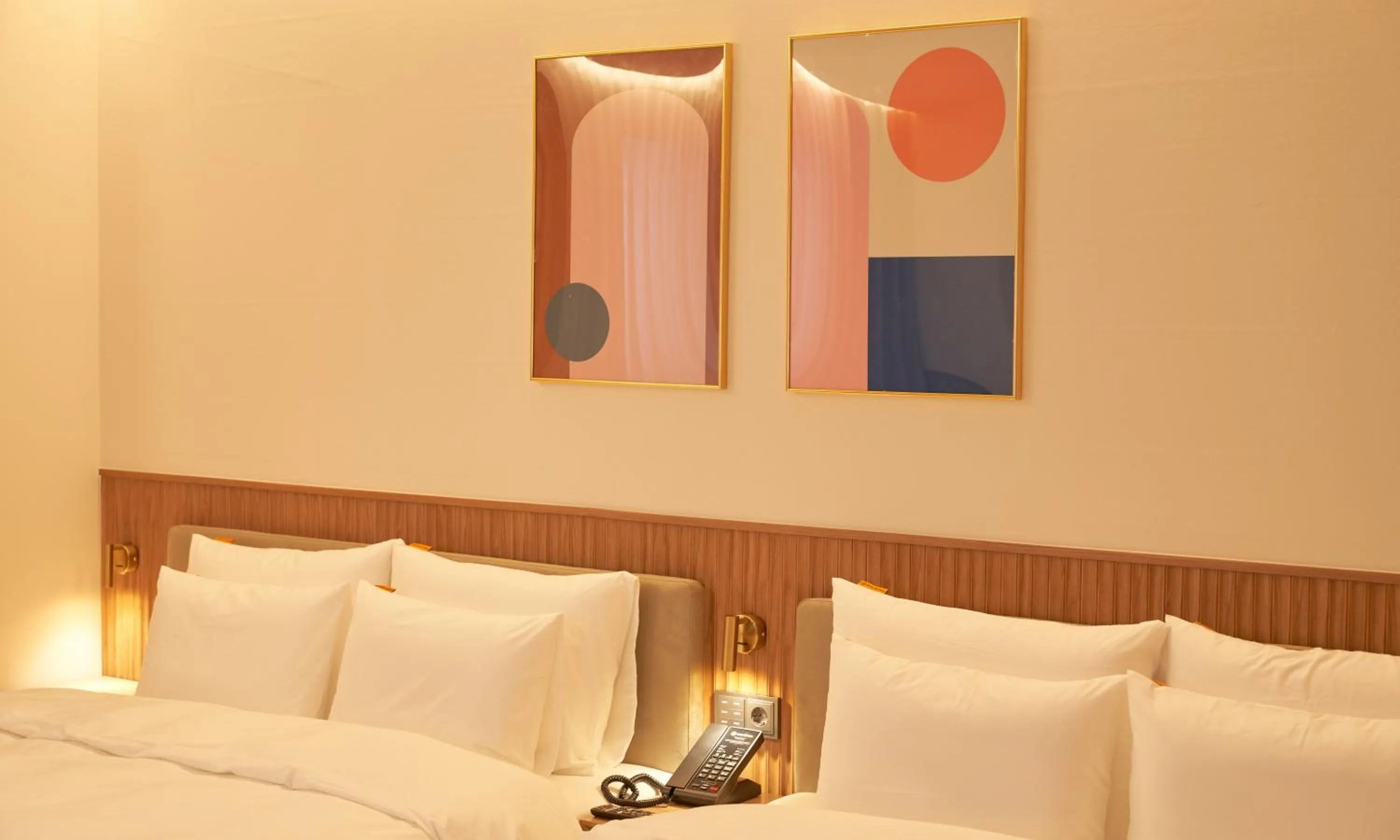 Bed in Brown Dot Hotel Gunsan Terminal Branch