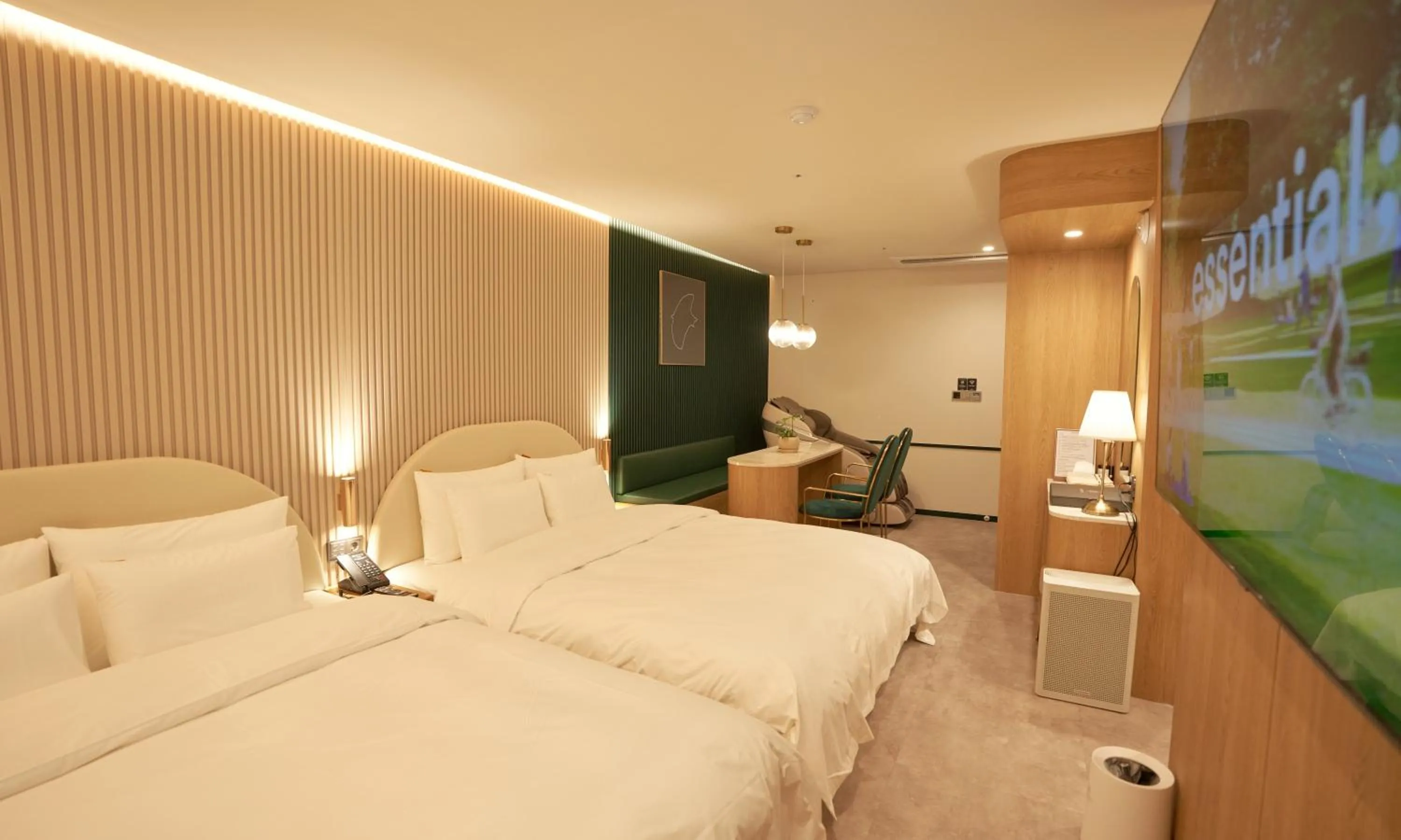 Bed in Brown Dot Hotel Gunsan Terminal Branch