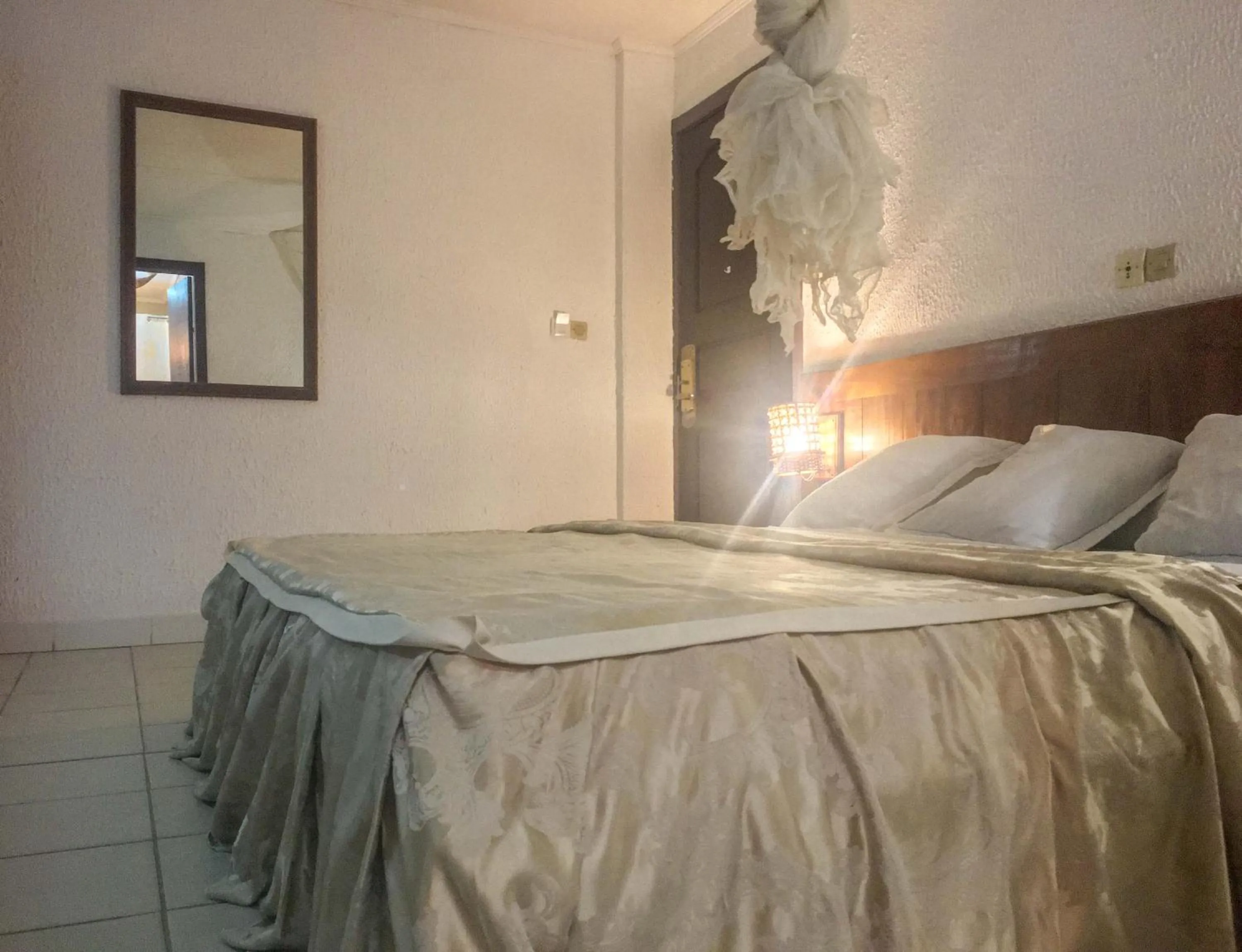 Bed in Hôtel Framotel Kribi