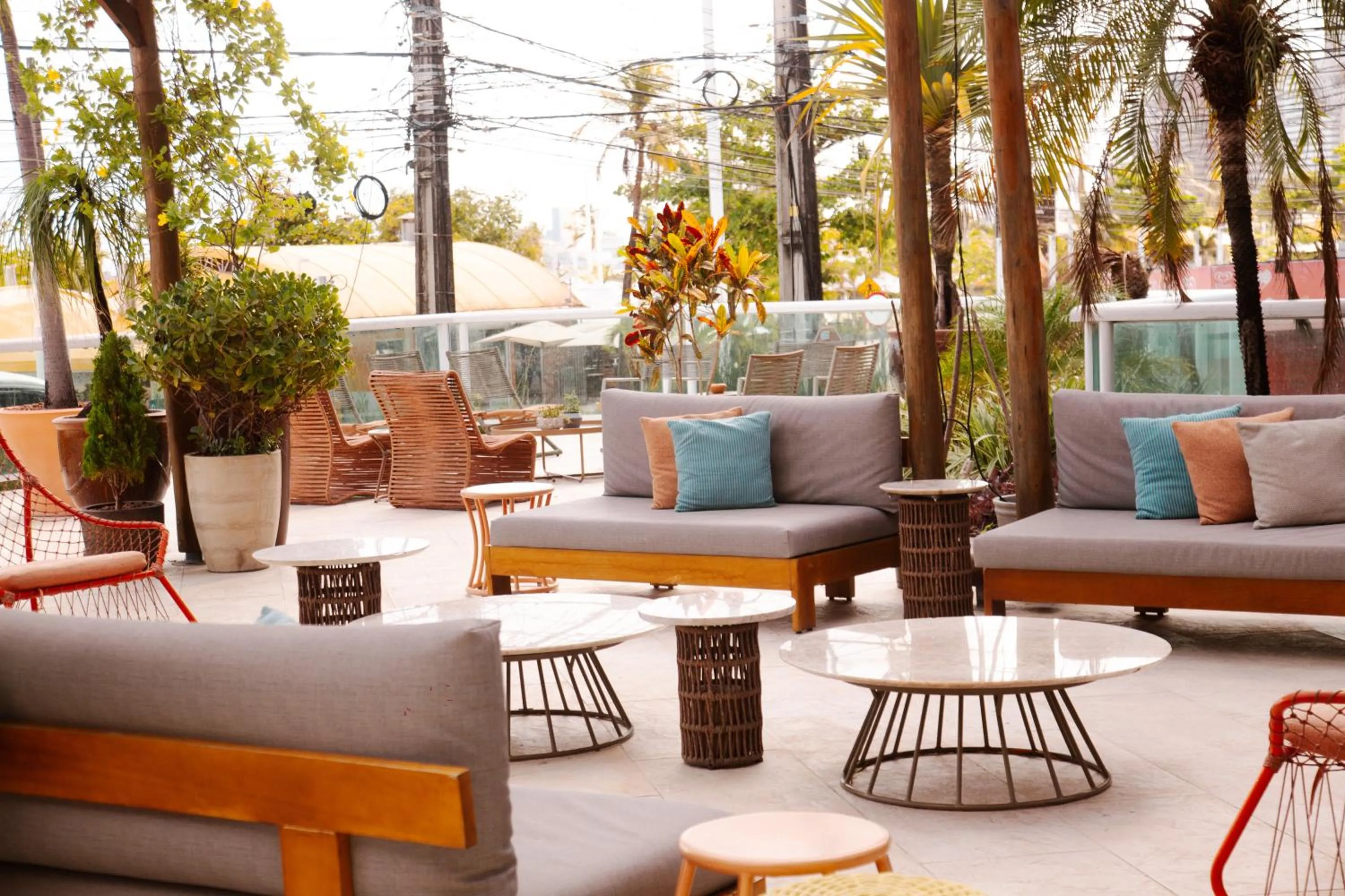 Balcony/Terrace in Afago Mareiro Hotel
