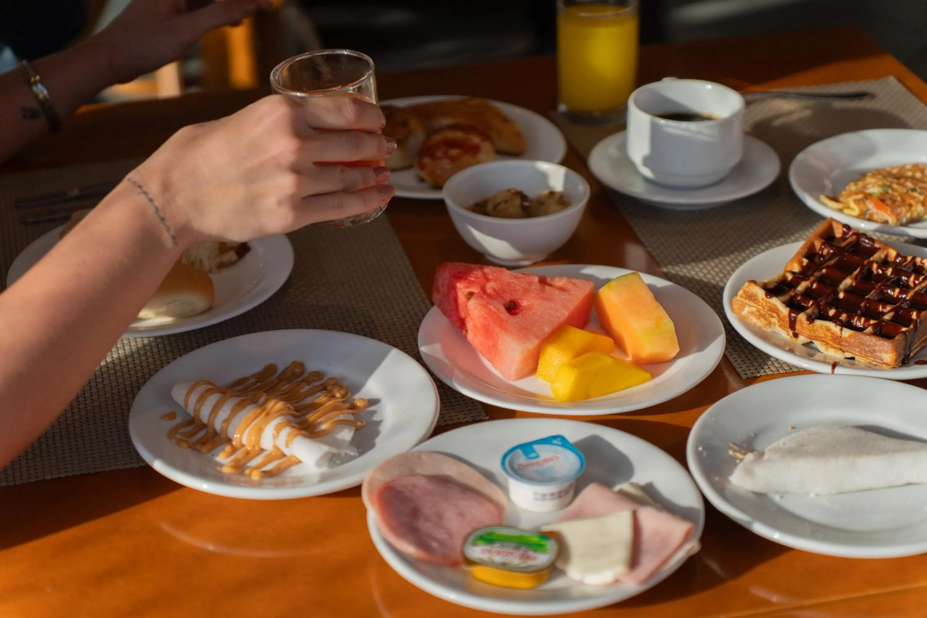 Breakfast in Afago Mareiro Hotel