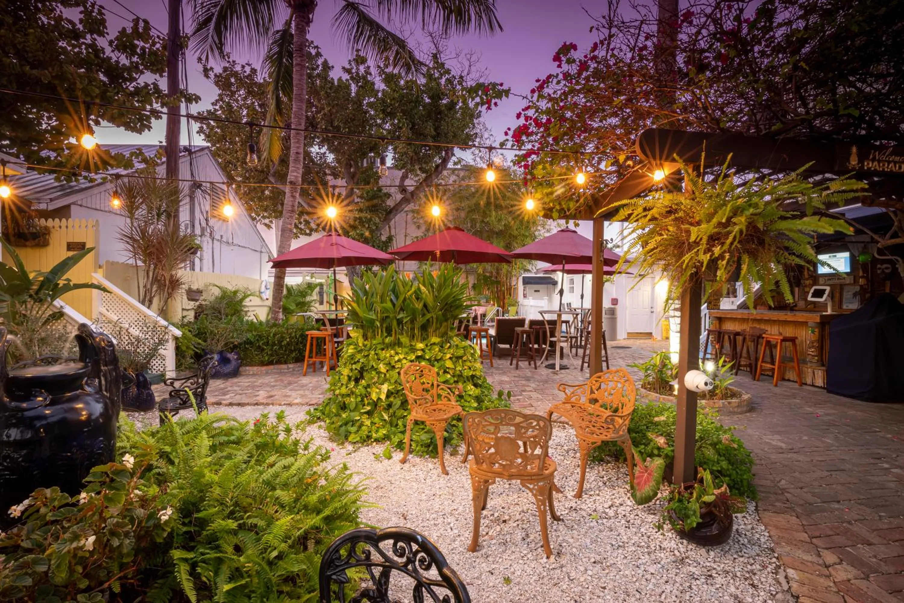 Garden in Duval Inn - Key West