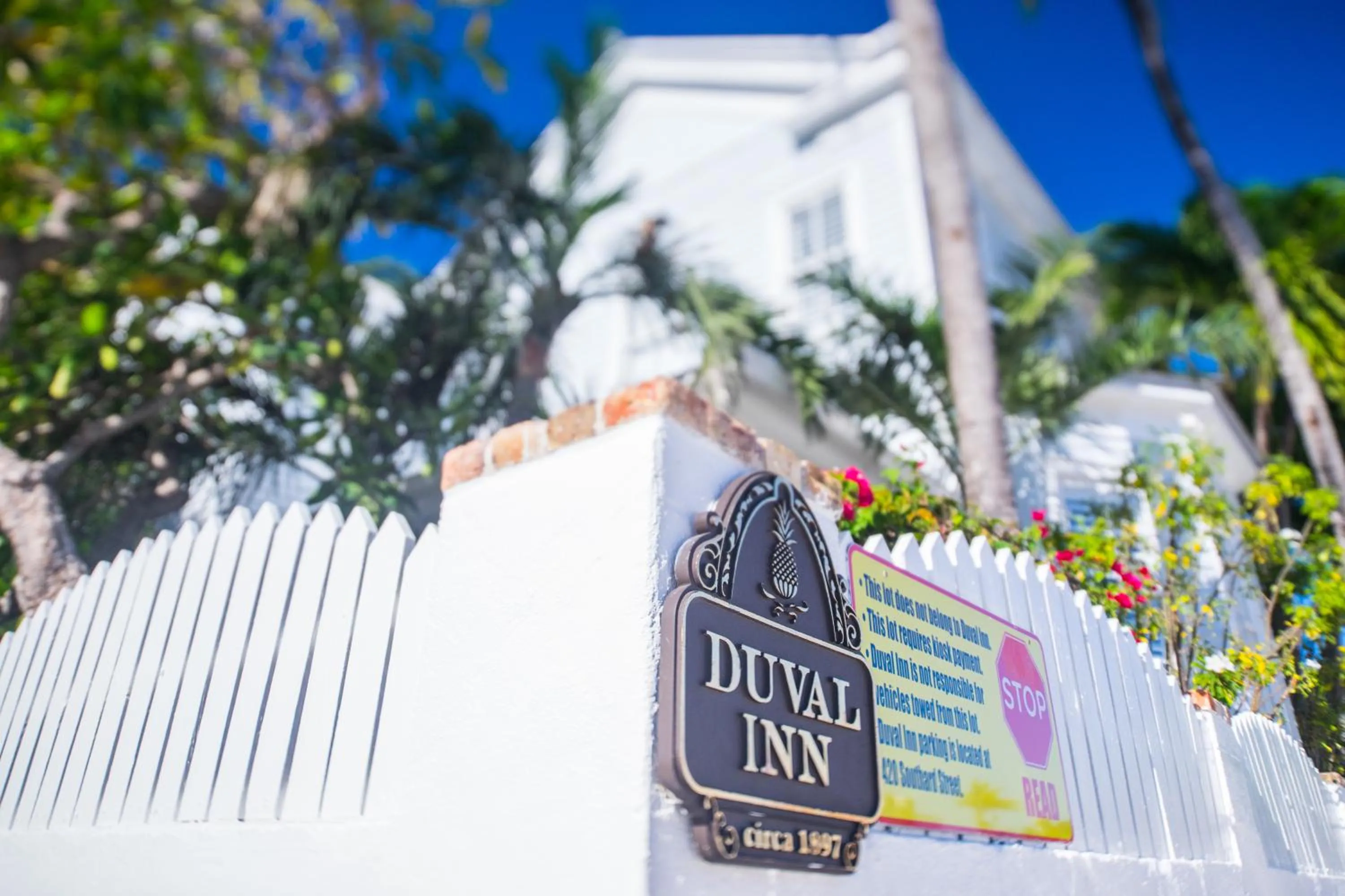 Property logo or sign in Duval Inn - Key West