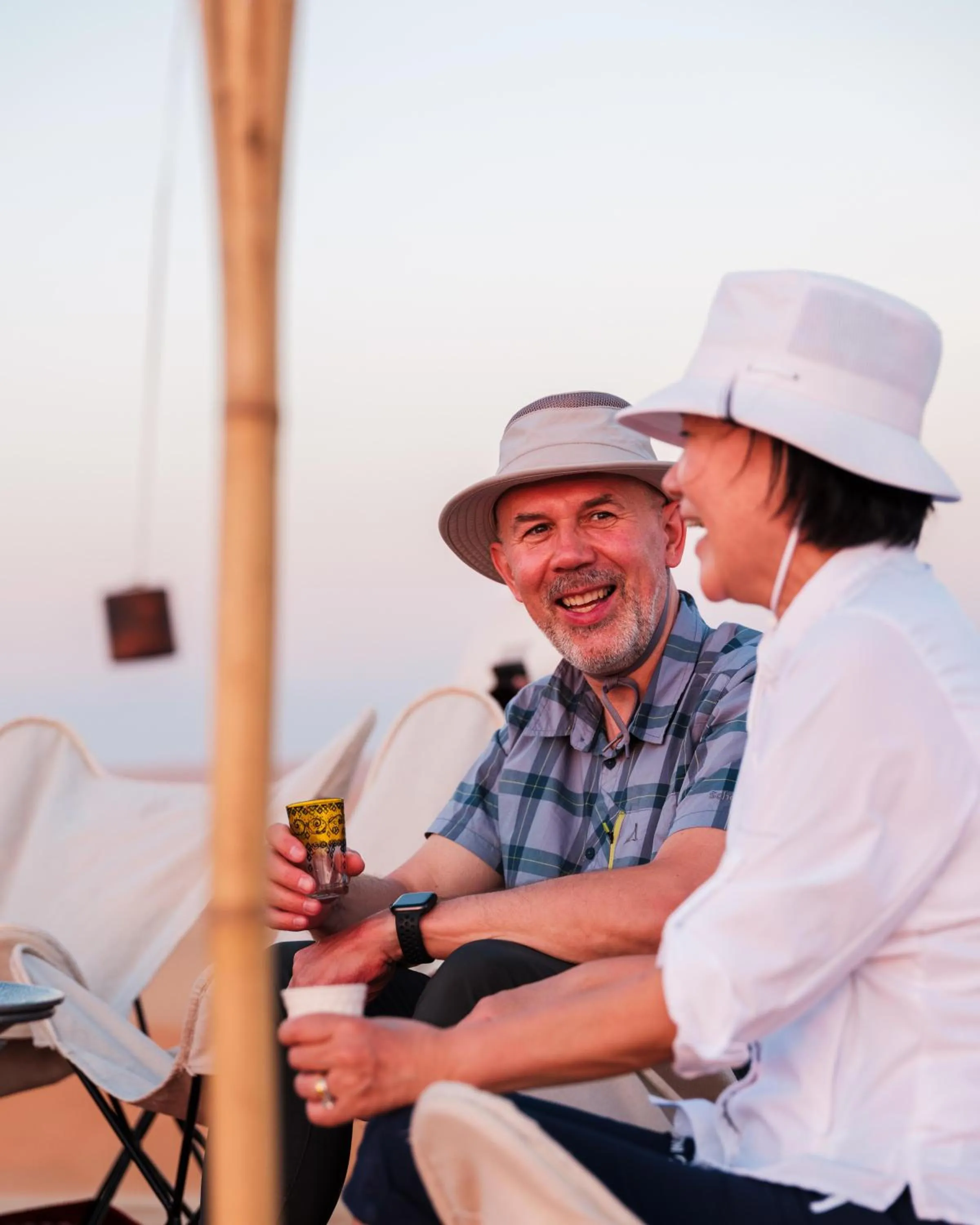 People in Thousand Nights Camp