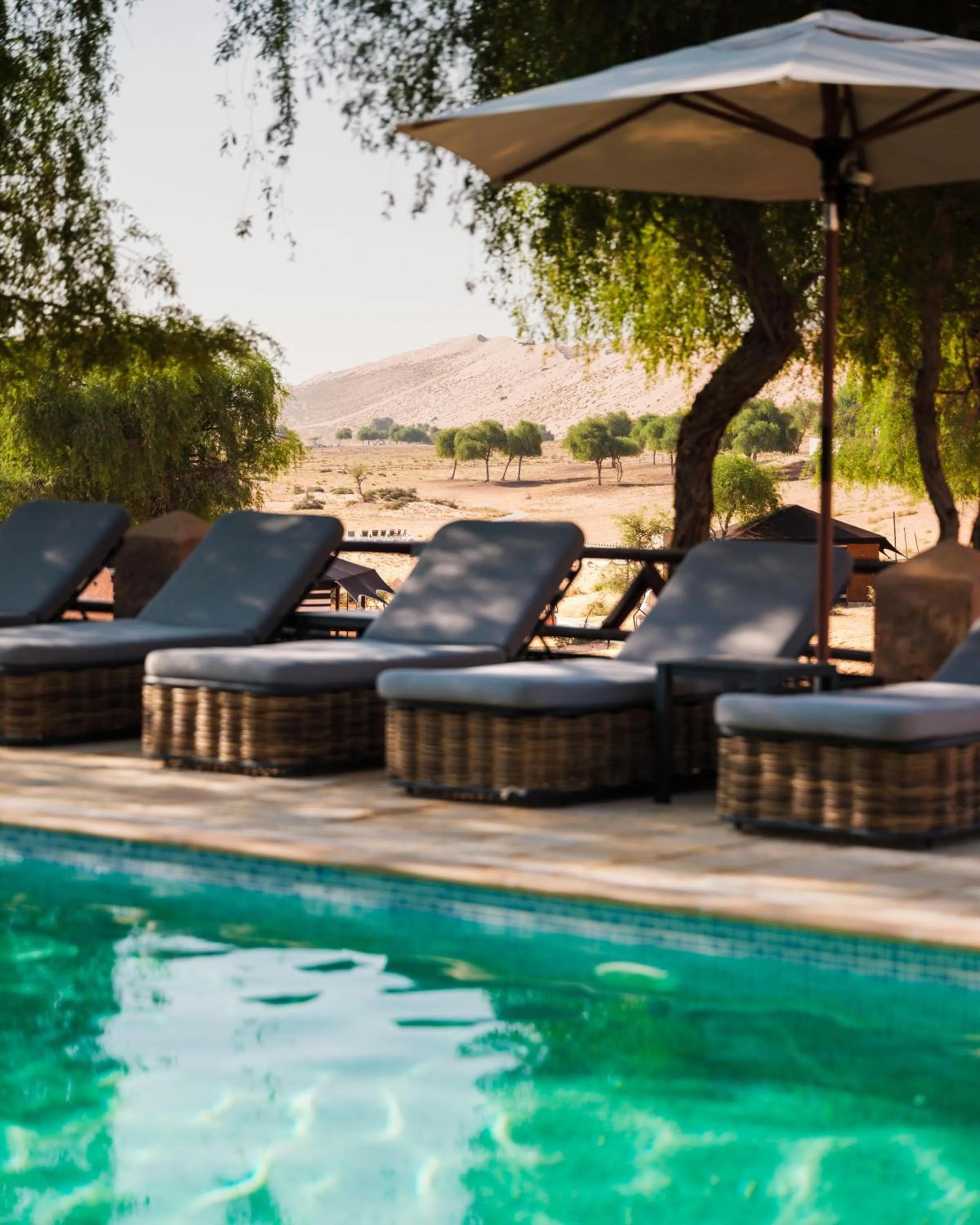 Swimming pool in Thousand Nights Camp