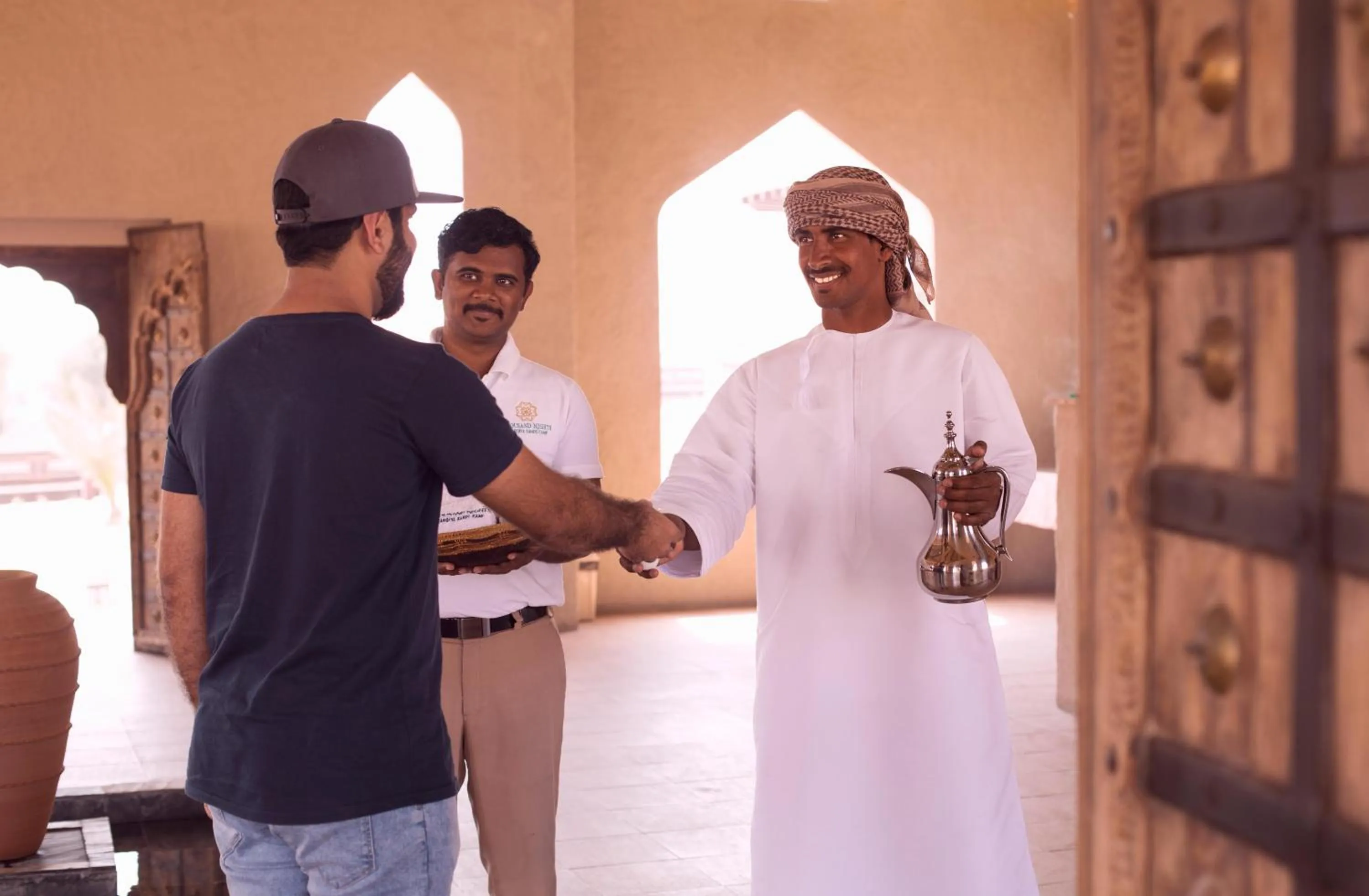 People in Thousand Nights Camp