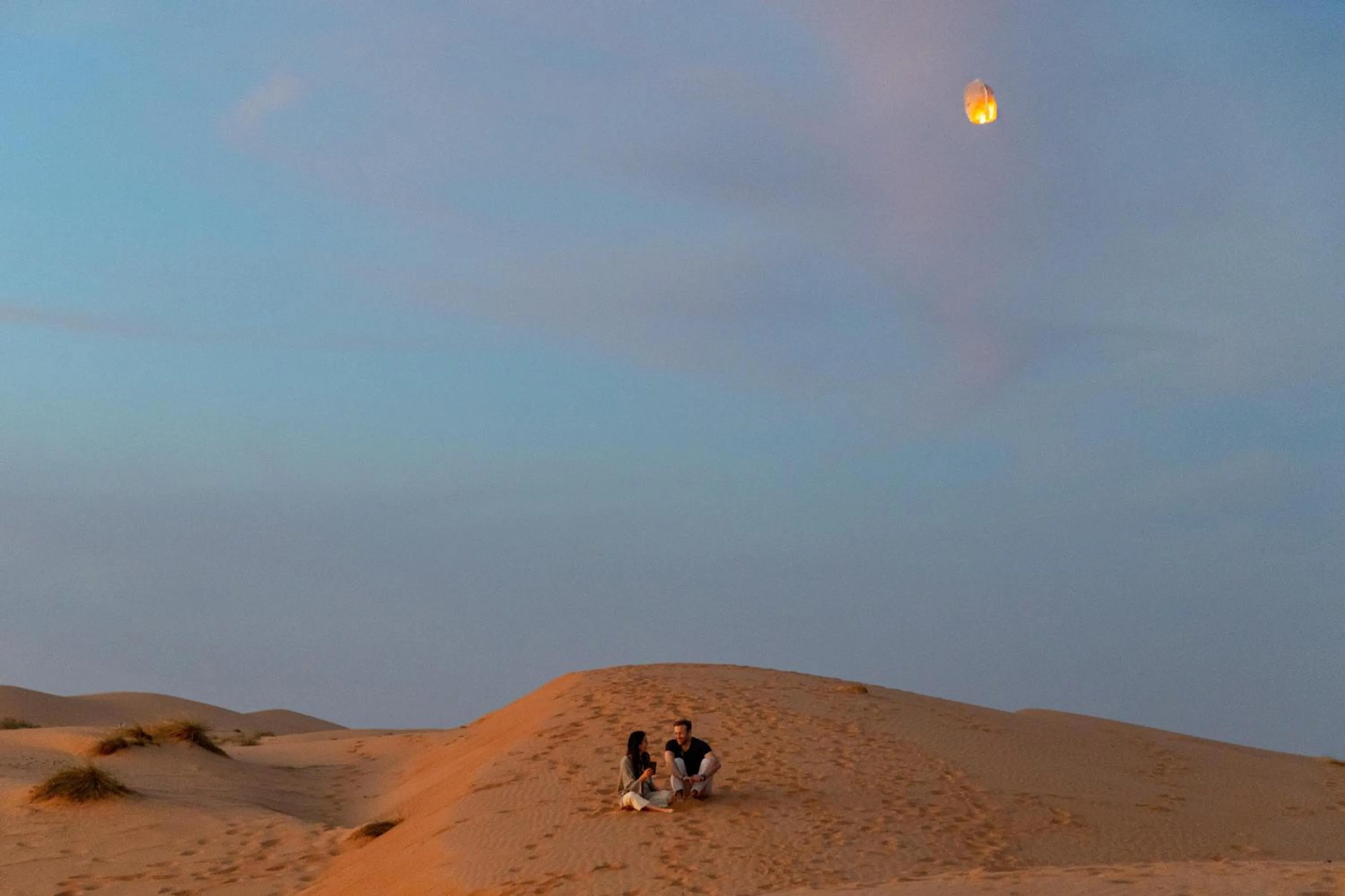 People in Thousand Nights Camp