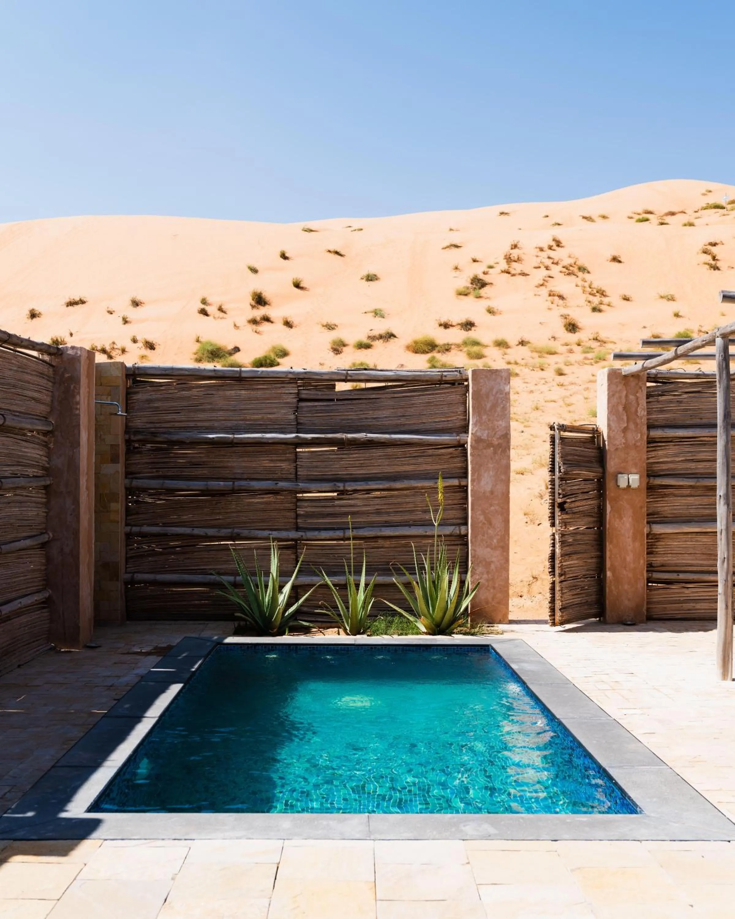 Shower in Thousand Nights Camp