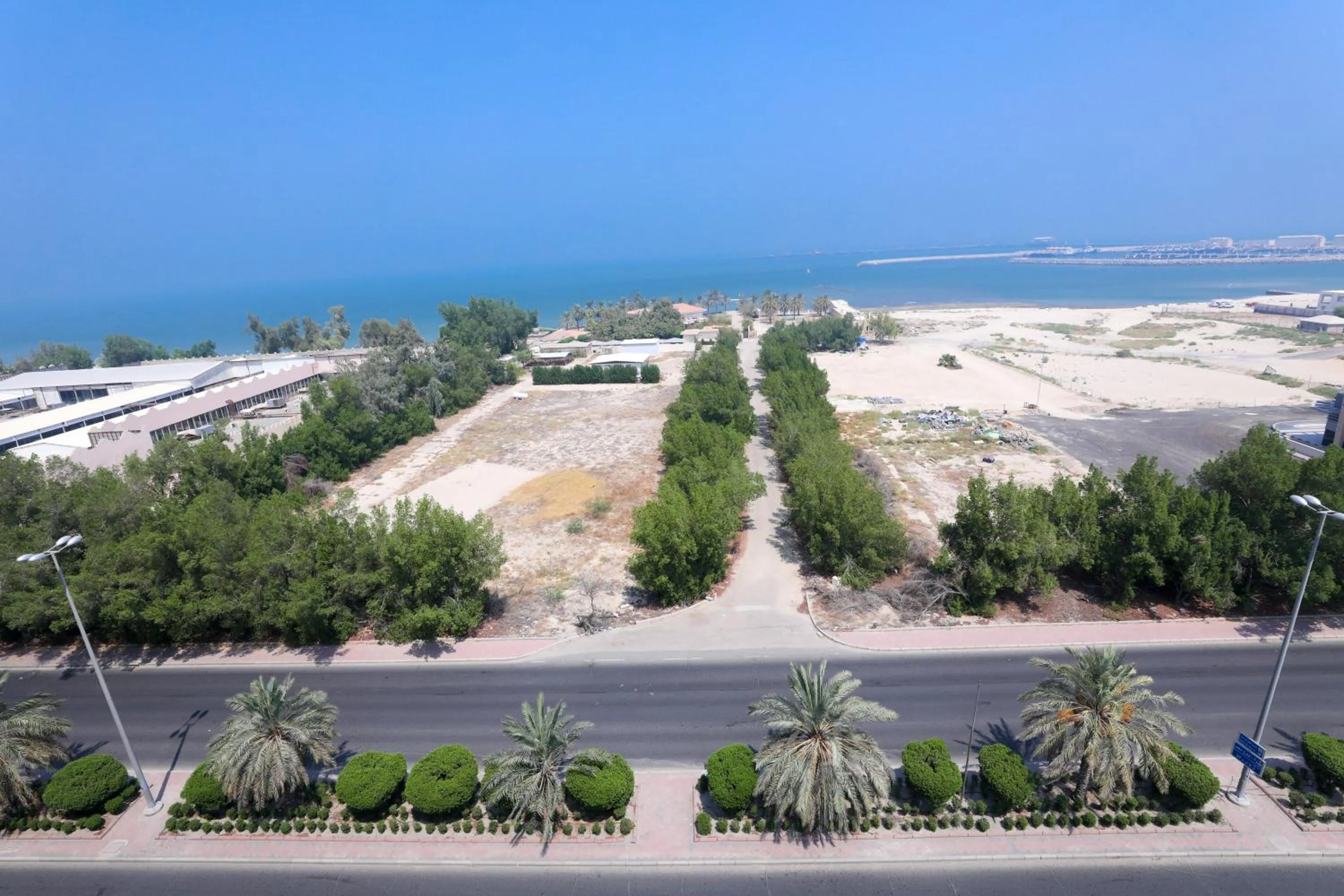 Sea view in ماجيك سويت ابوحليفة Magic Suite Abu Halifa