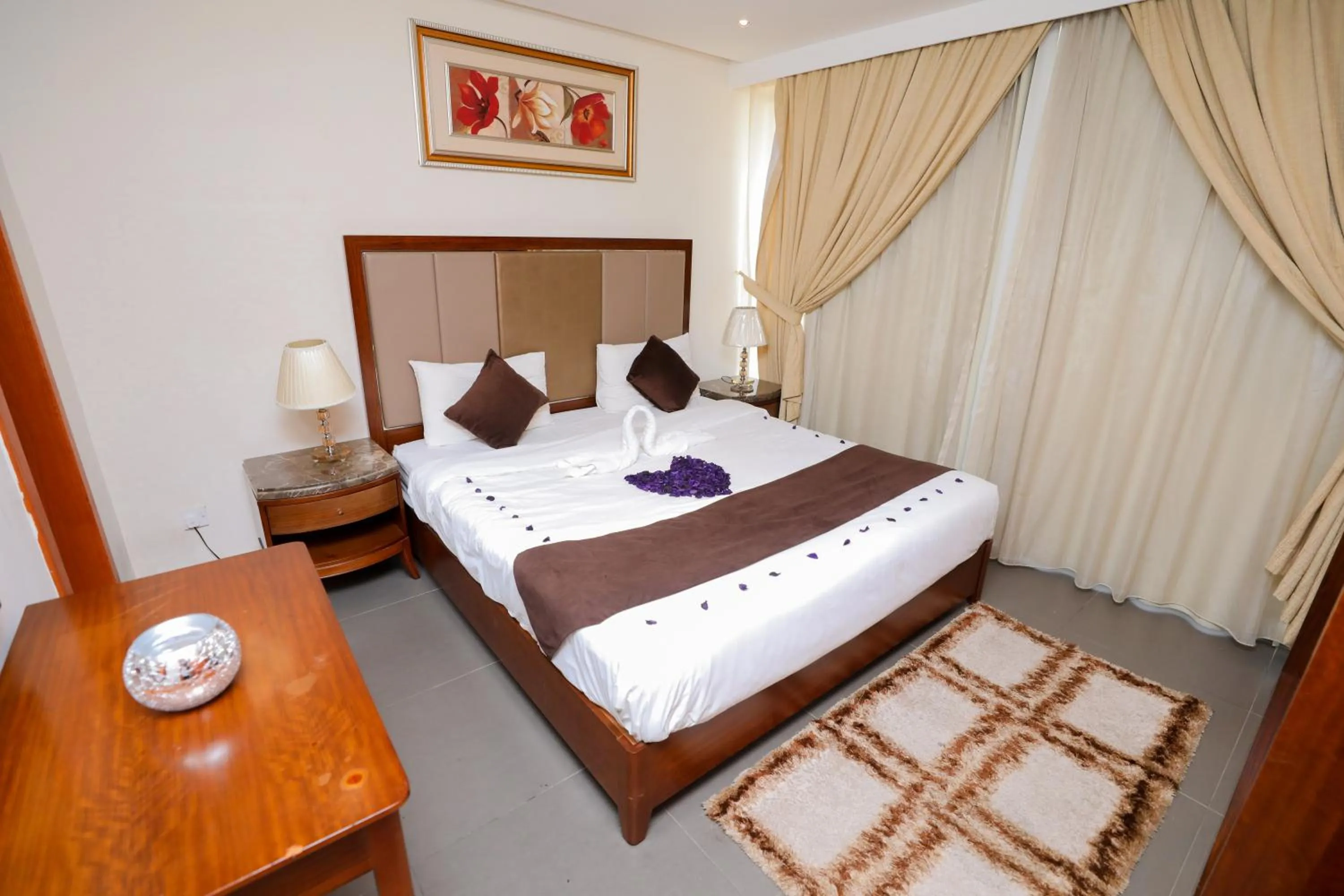 Bedroom, Bed in ماجيك سويت ابوحليفة Magic Suite Abu Halifa