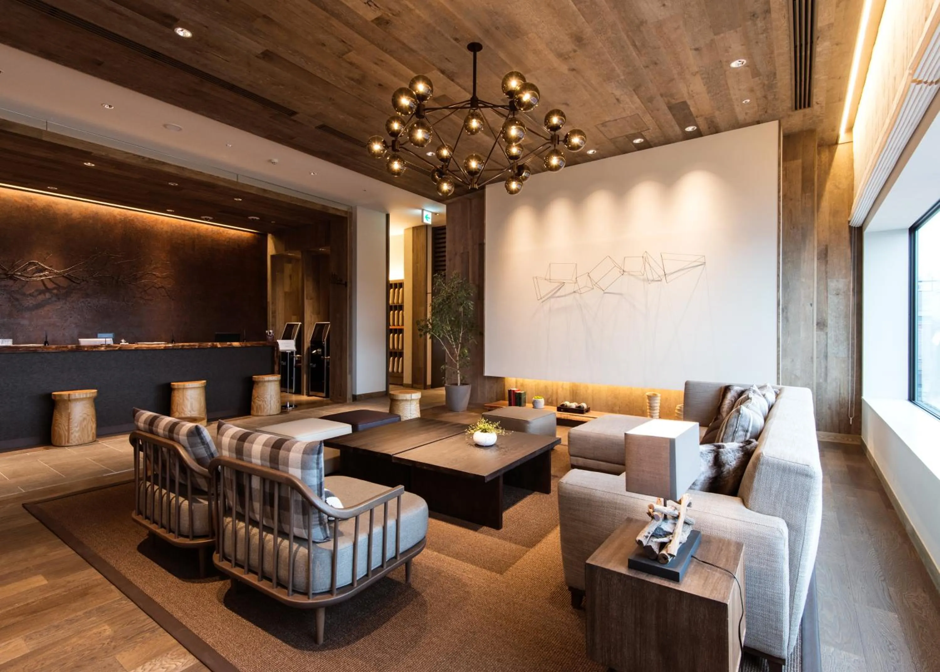 Lobby or reception in JR Inn Asahikawa