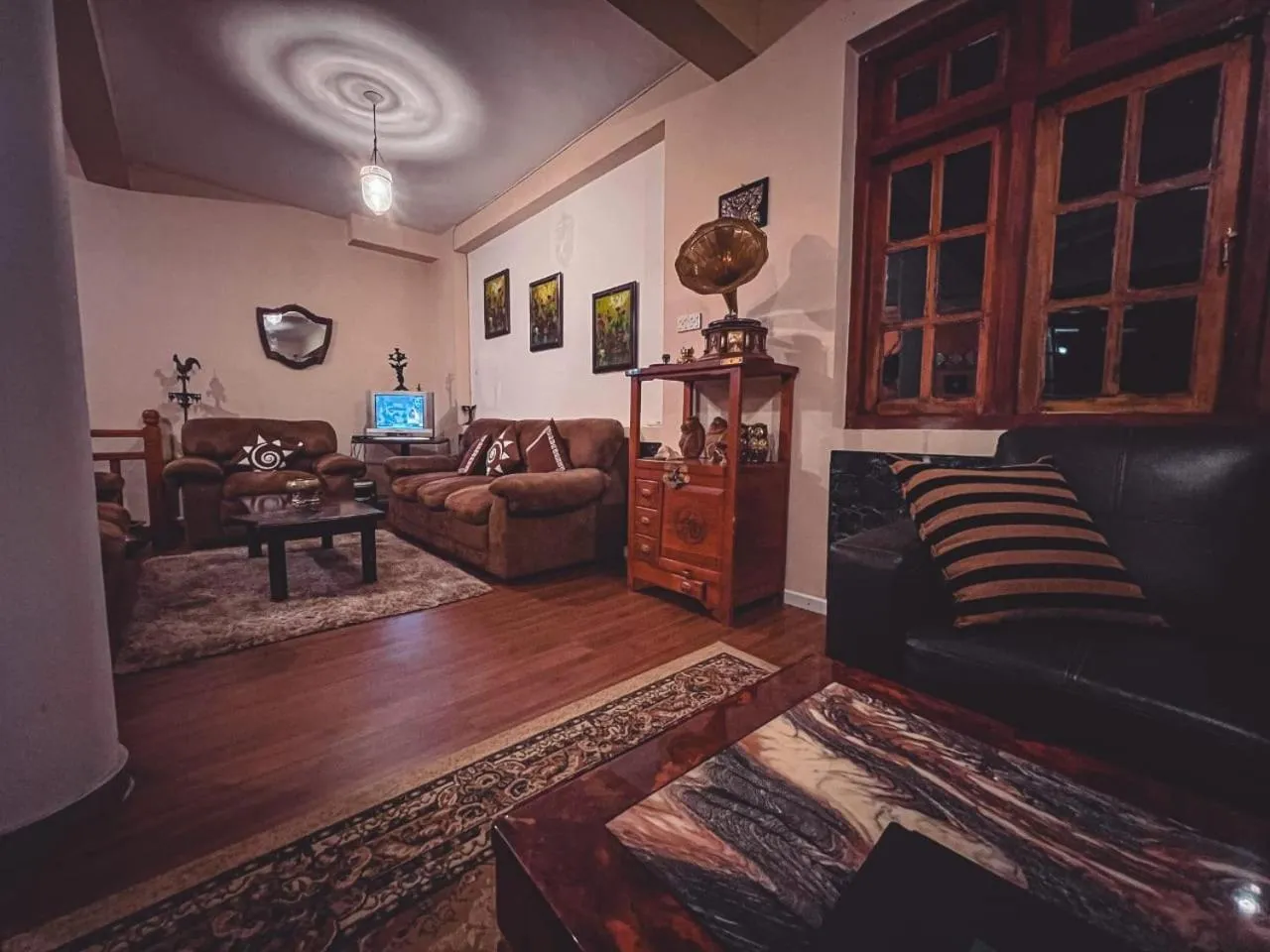 Living room in House of Leisure