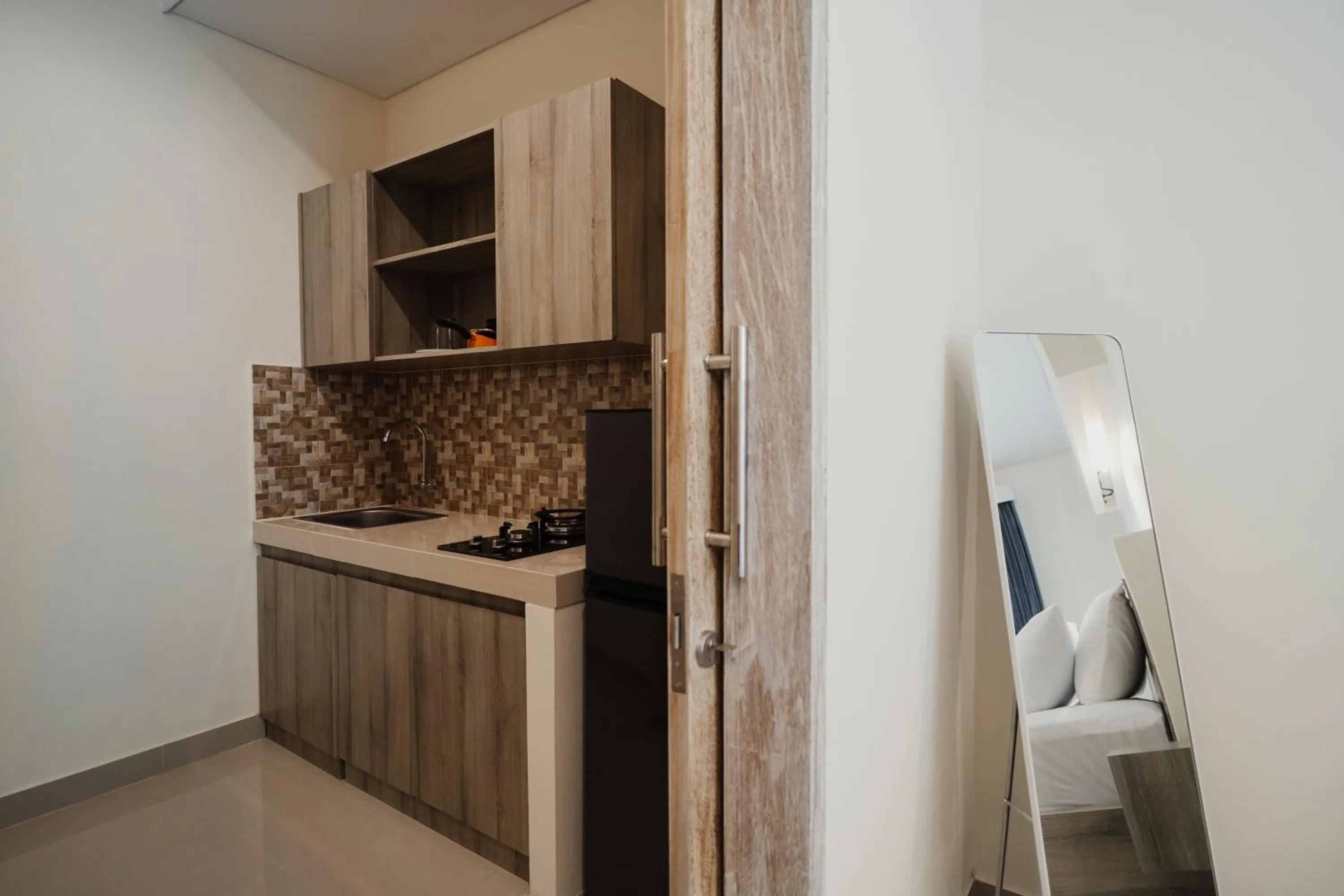 kitchen in D'Leafy Seminyak