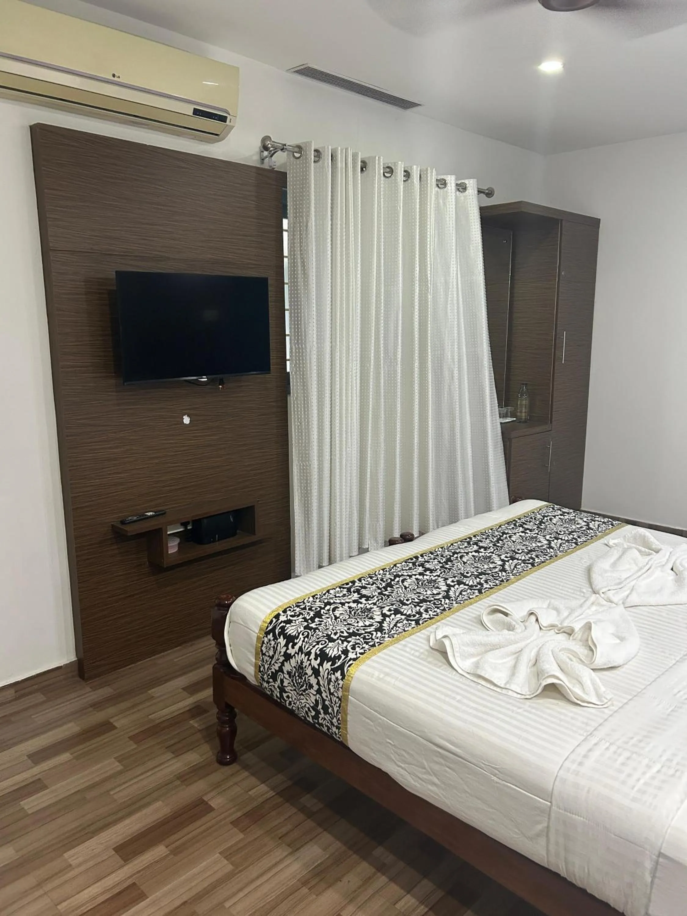 Bed in Mistygreen Homestay Thekkady