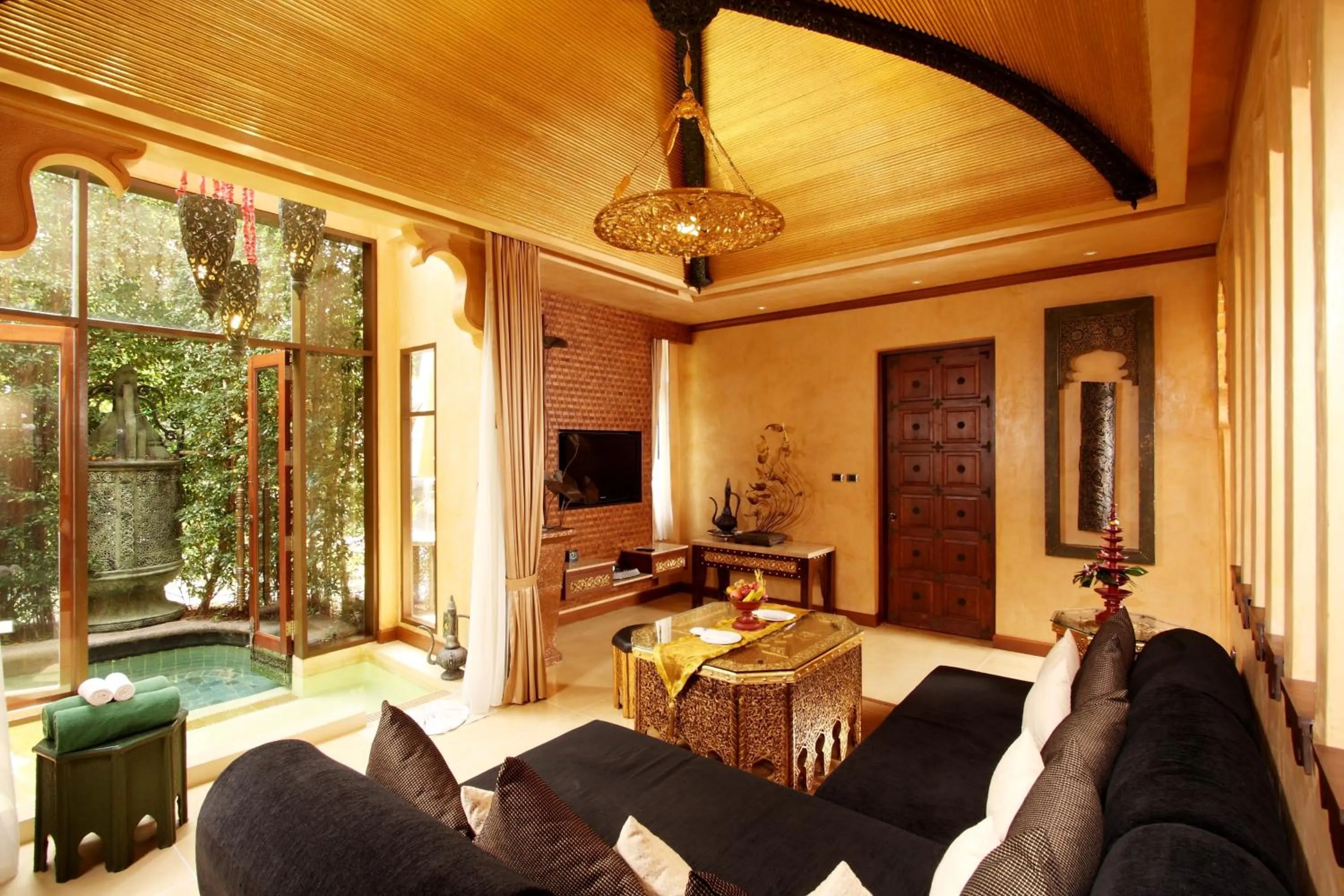 Living room, Seating Area in The Baray Villa by Sawasdee Village