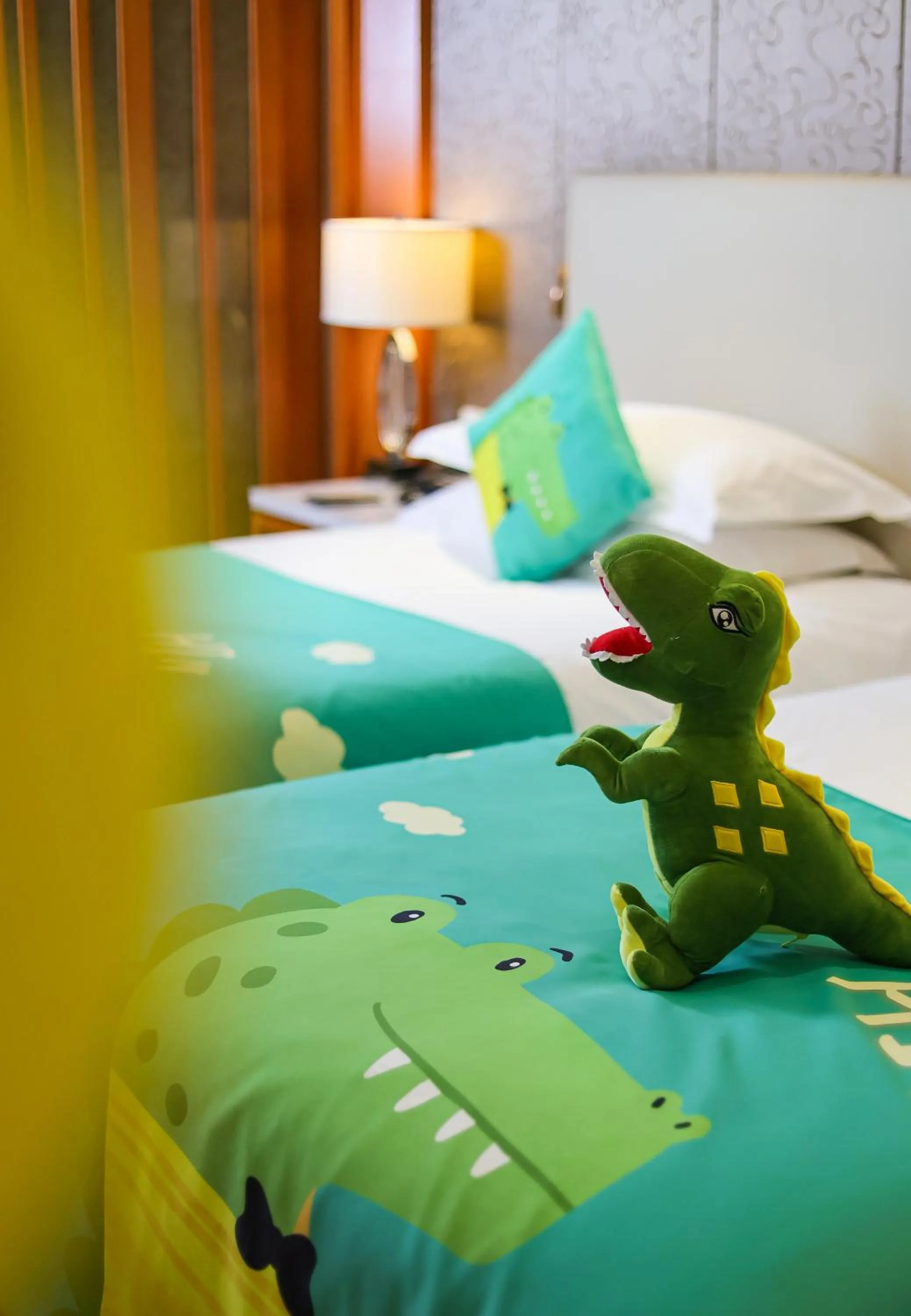 Bed in Yiwu Shangcheng Hotel