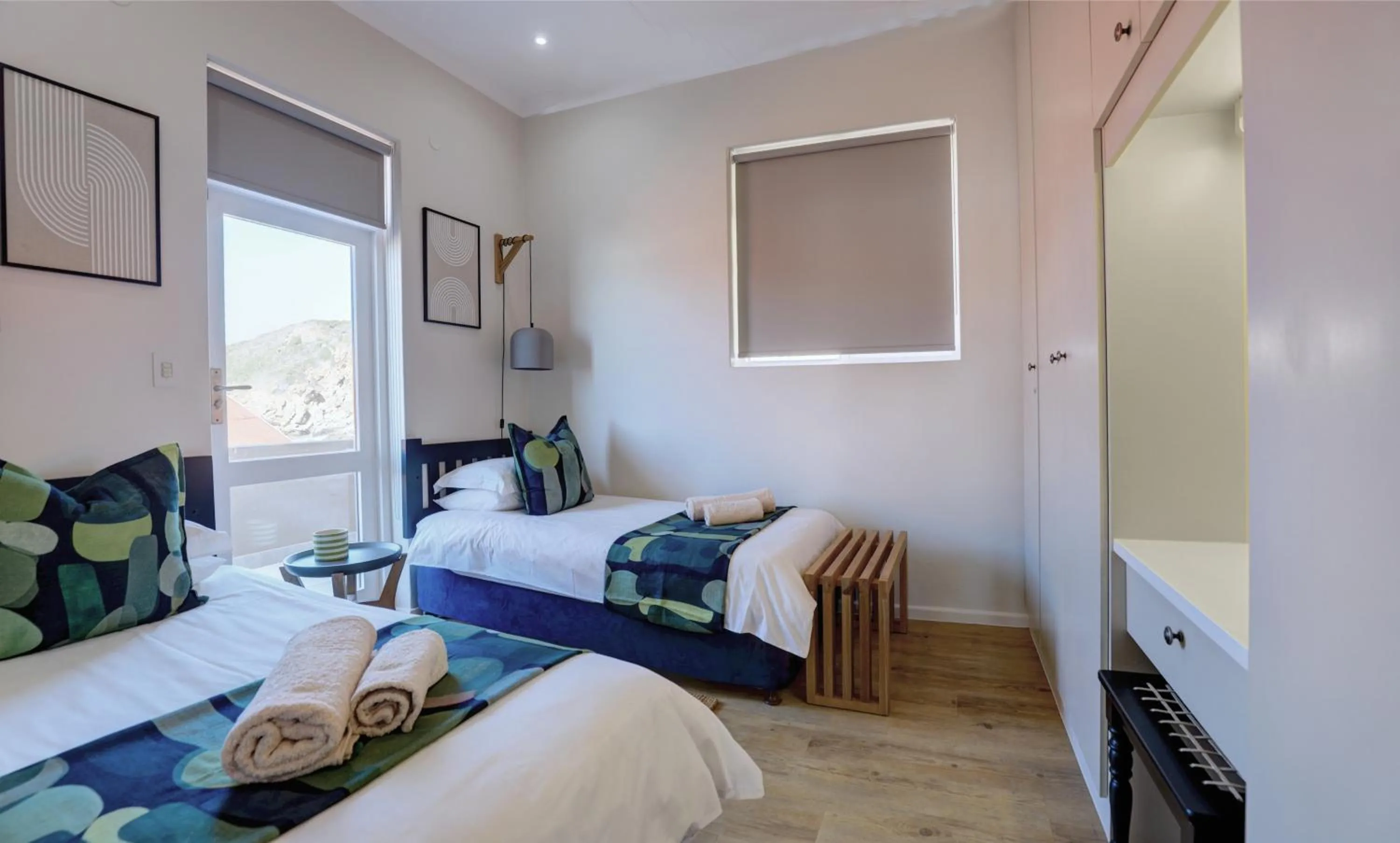 Bed in Oppiesee Selfcatering Apartments