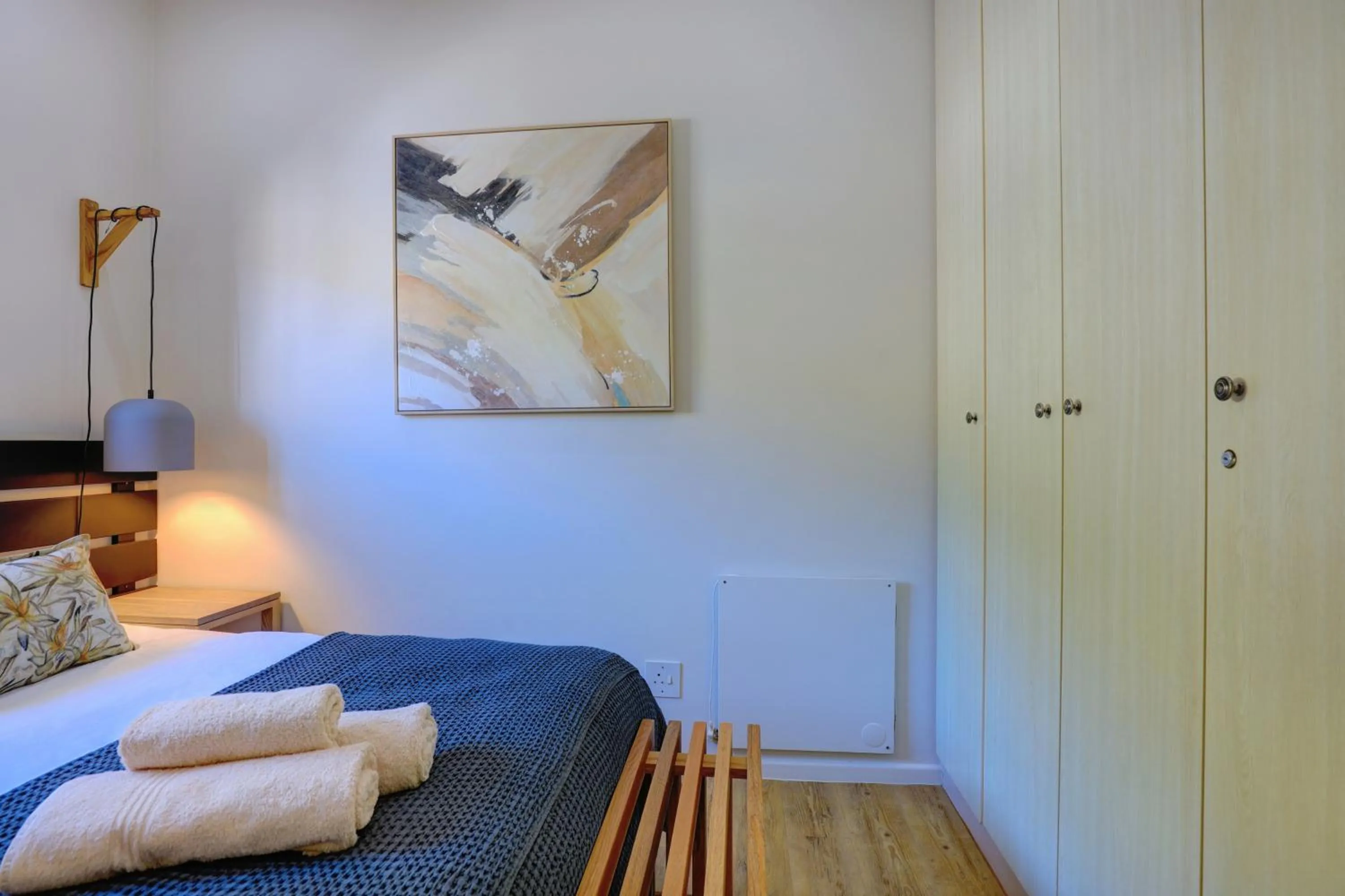 Bed in Oppiesee Selfcatering Apartments