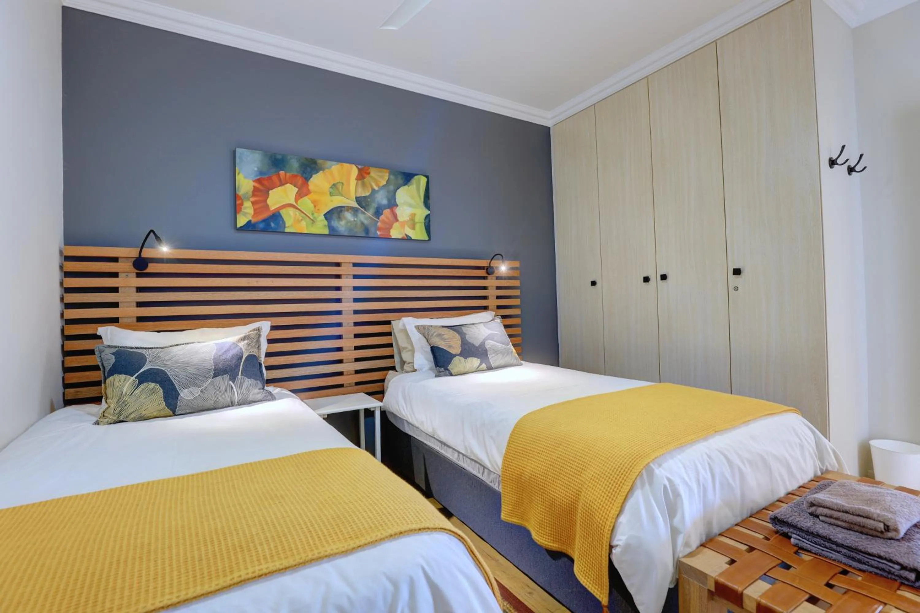 Bed in Oppiesee Selfcatering Apartments