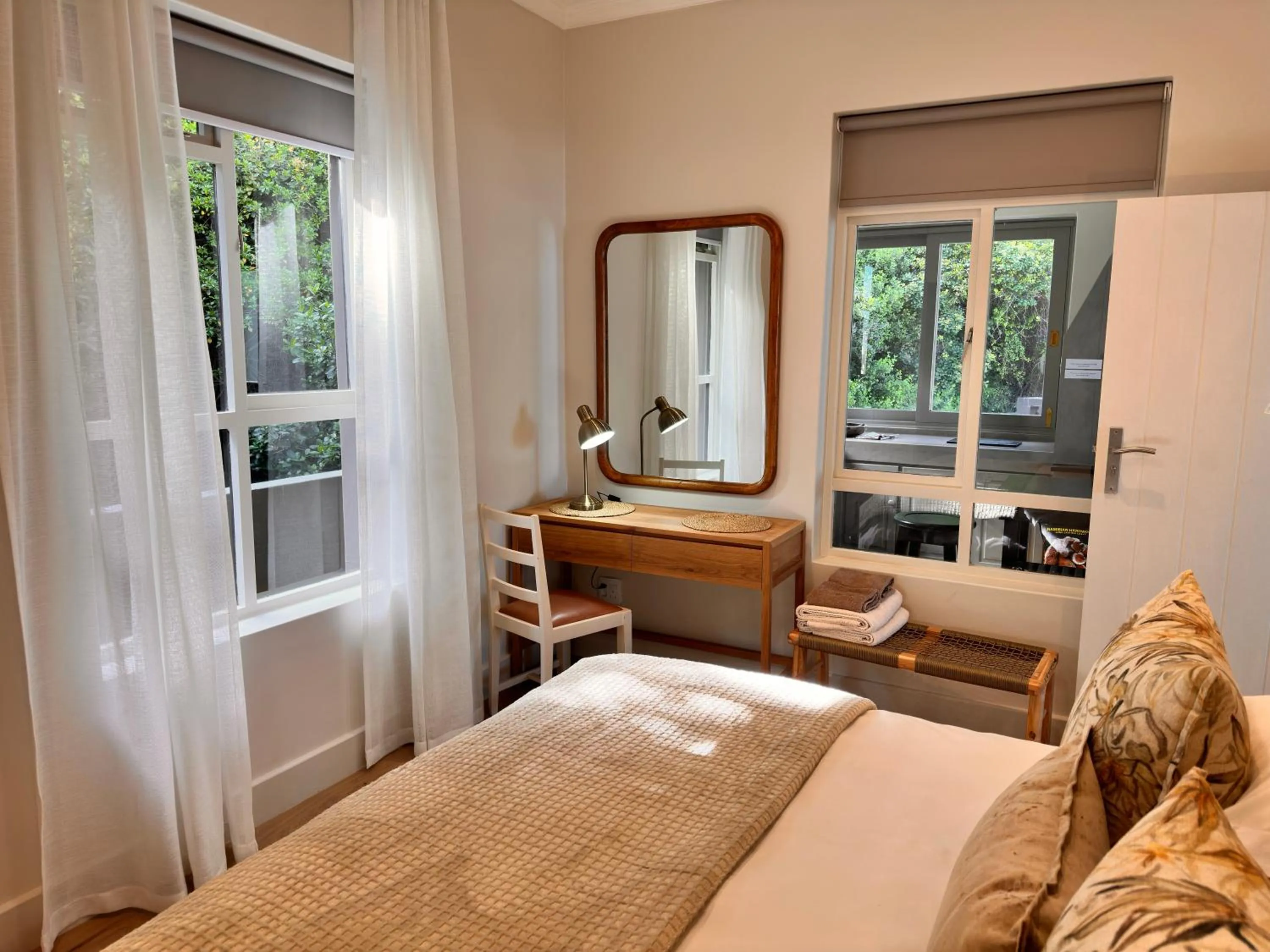 Bed in Oppiesee Selfcatering Apartments