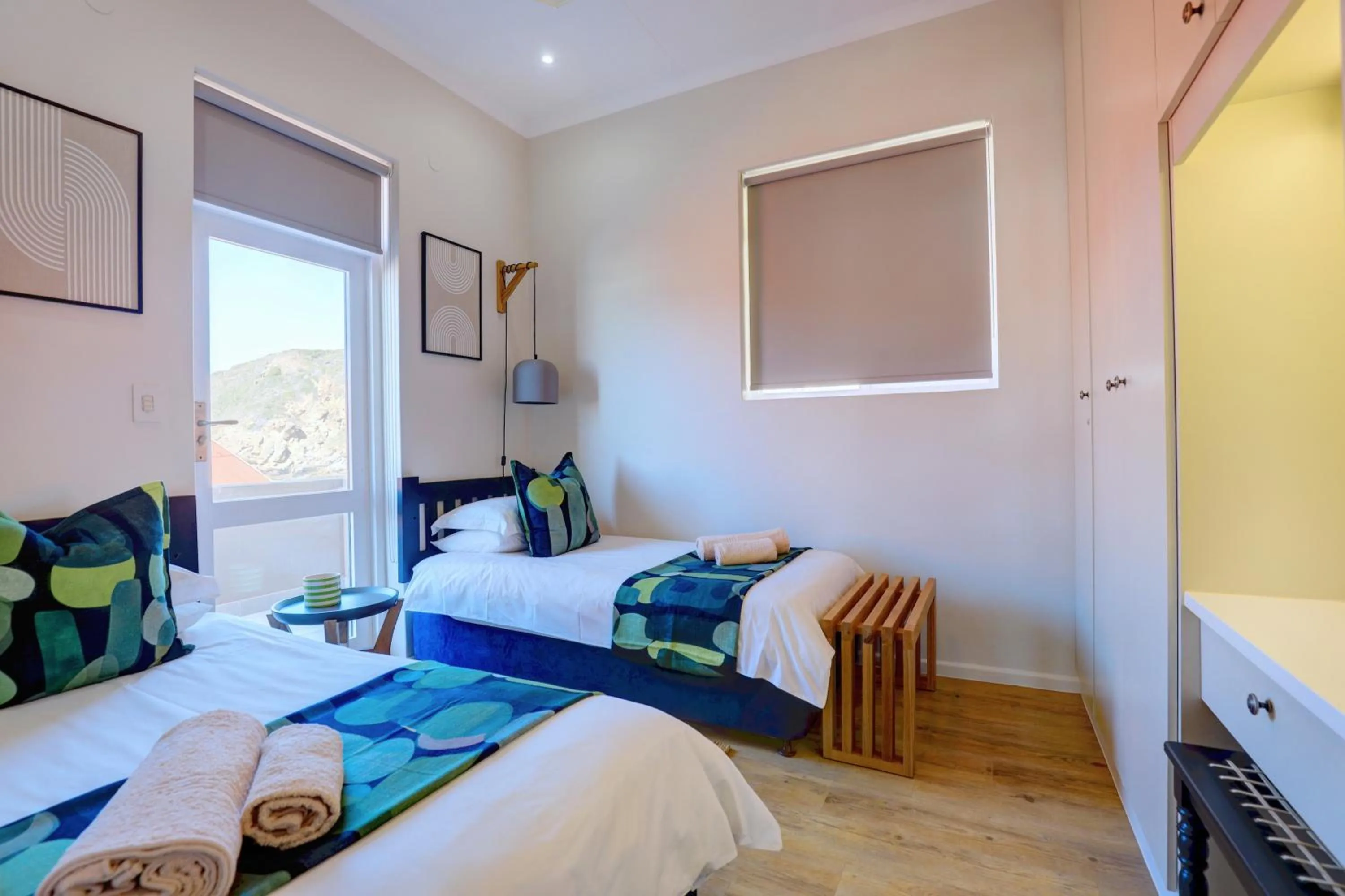 Bed in Oppiesee Selfcatering Apartments