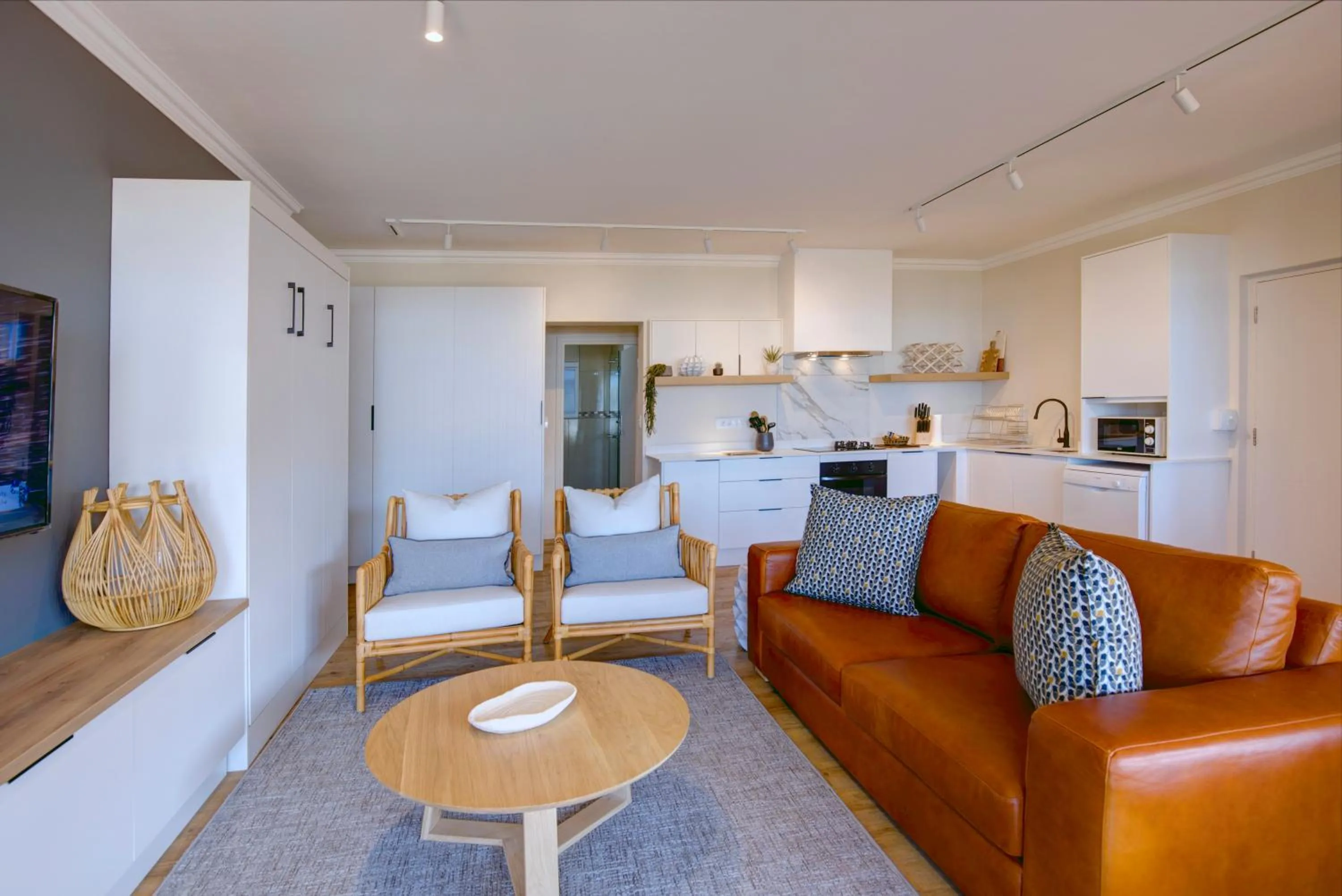 Living room in Oppiesee Selfcatering Apartments