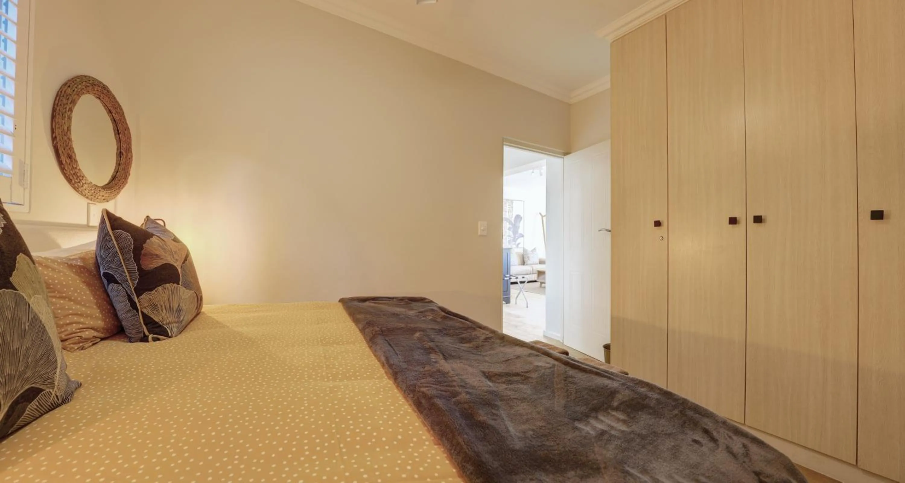 Bed in Oppiesee Selfcatering Apartments