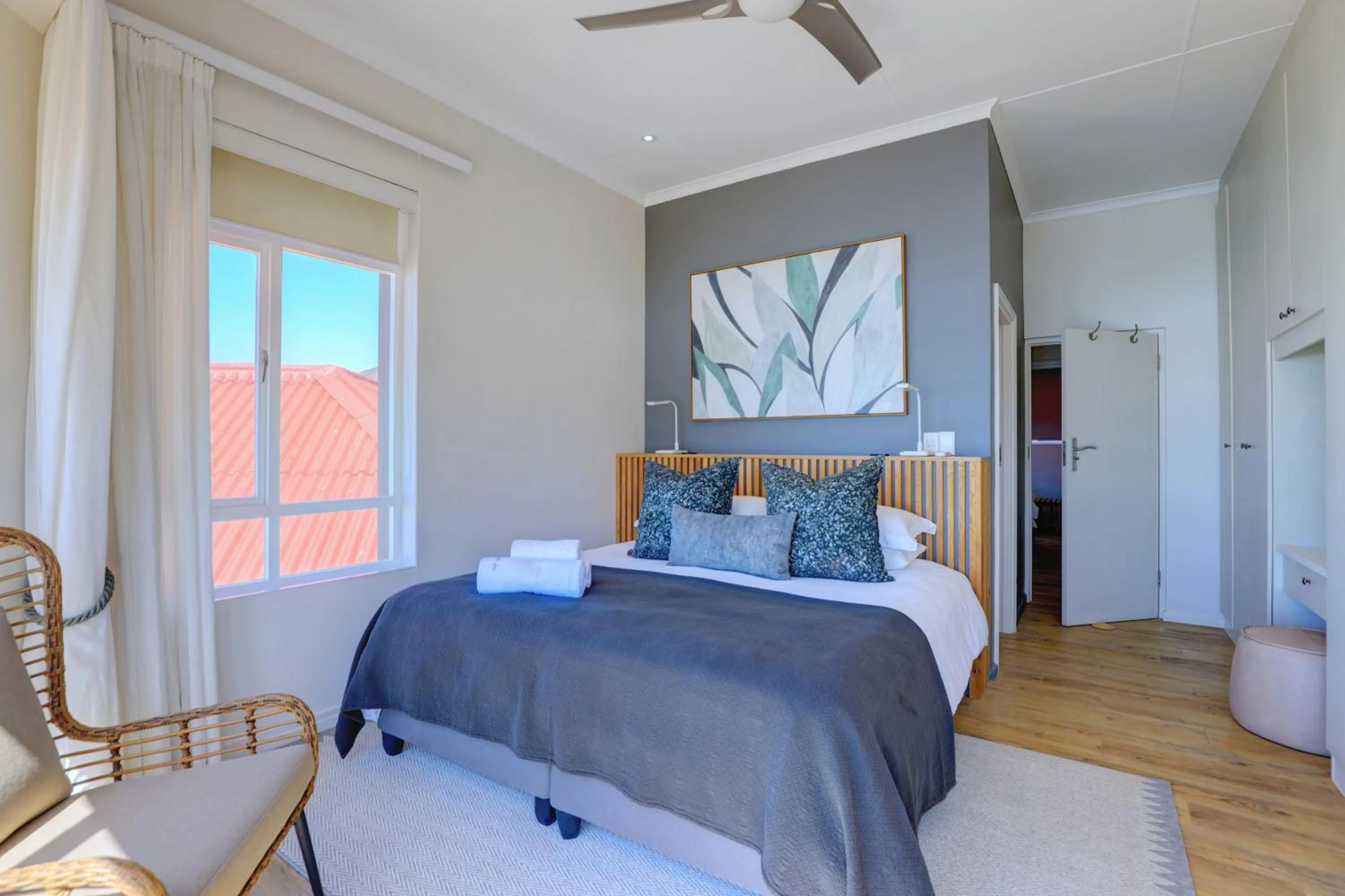 Bed in Oppiesee Selfcatering Apartments