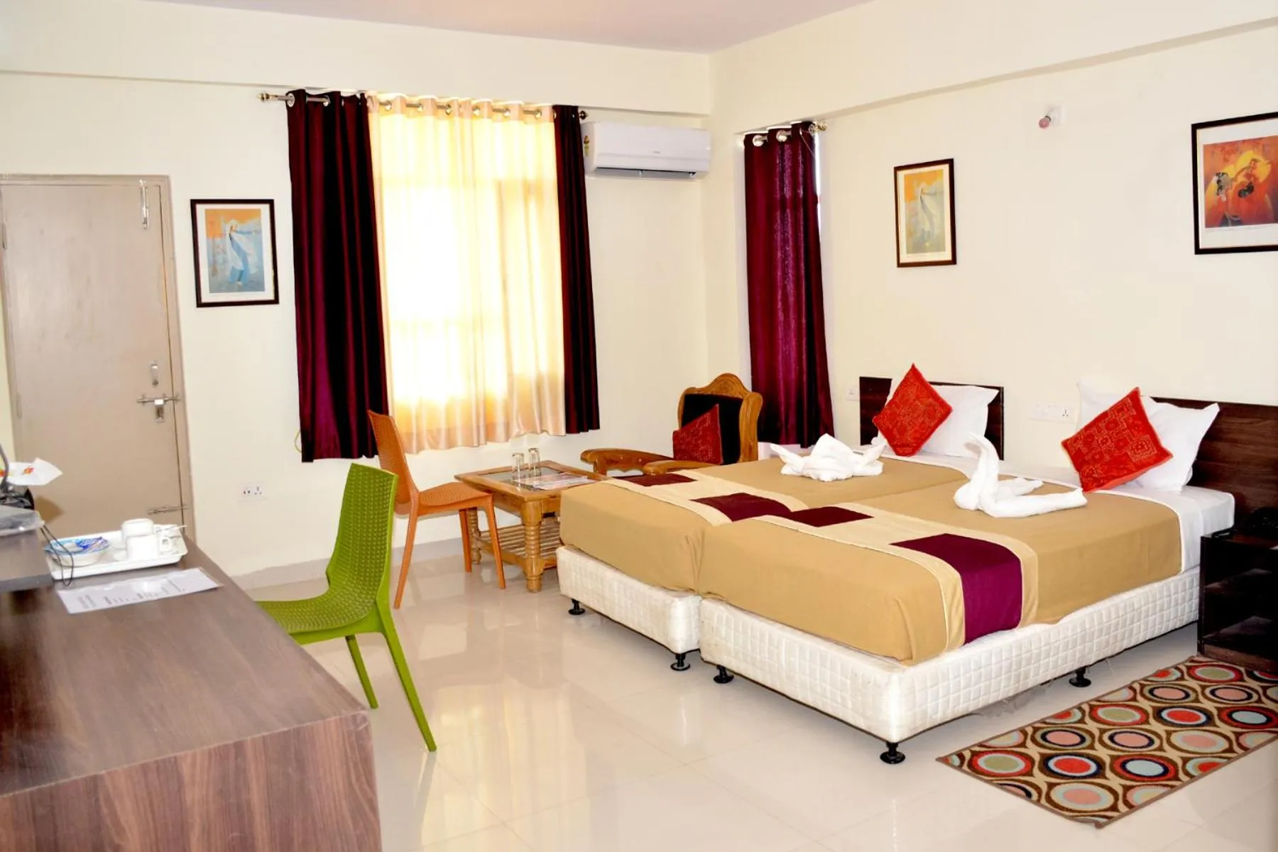 Bedroom in Hotel Bodh Vilas