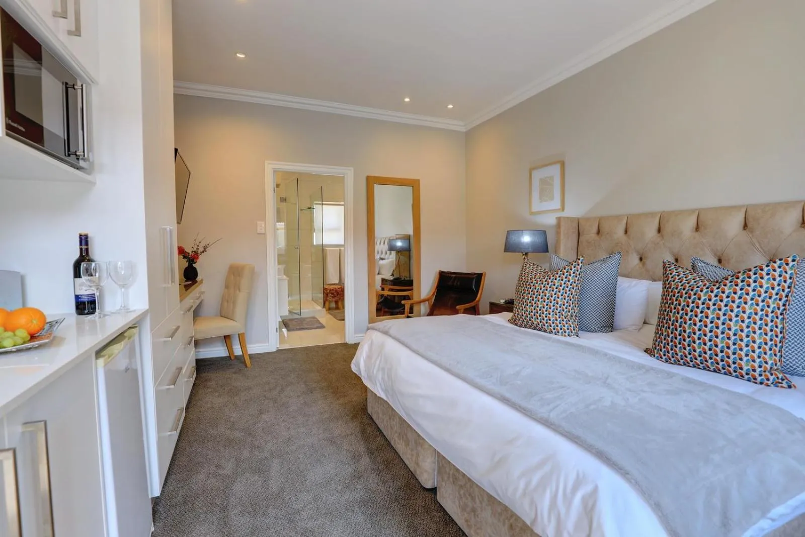 Bed in Bay Lodge on the Beach