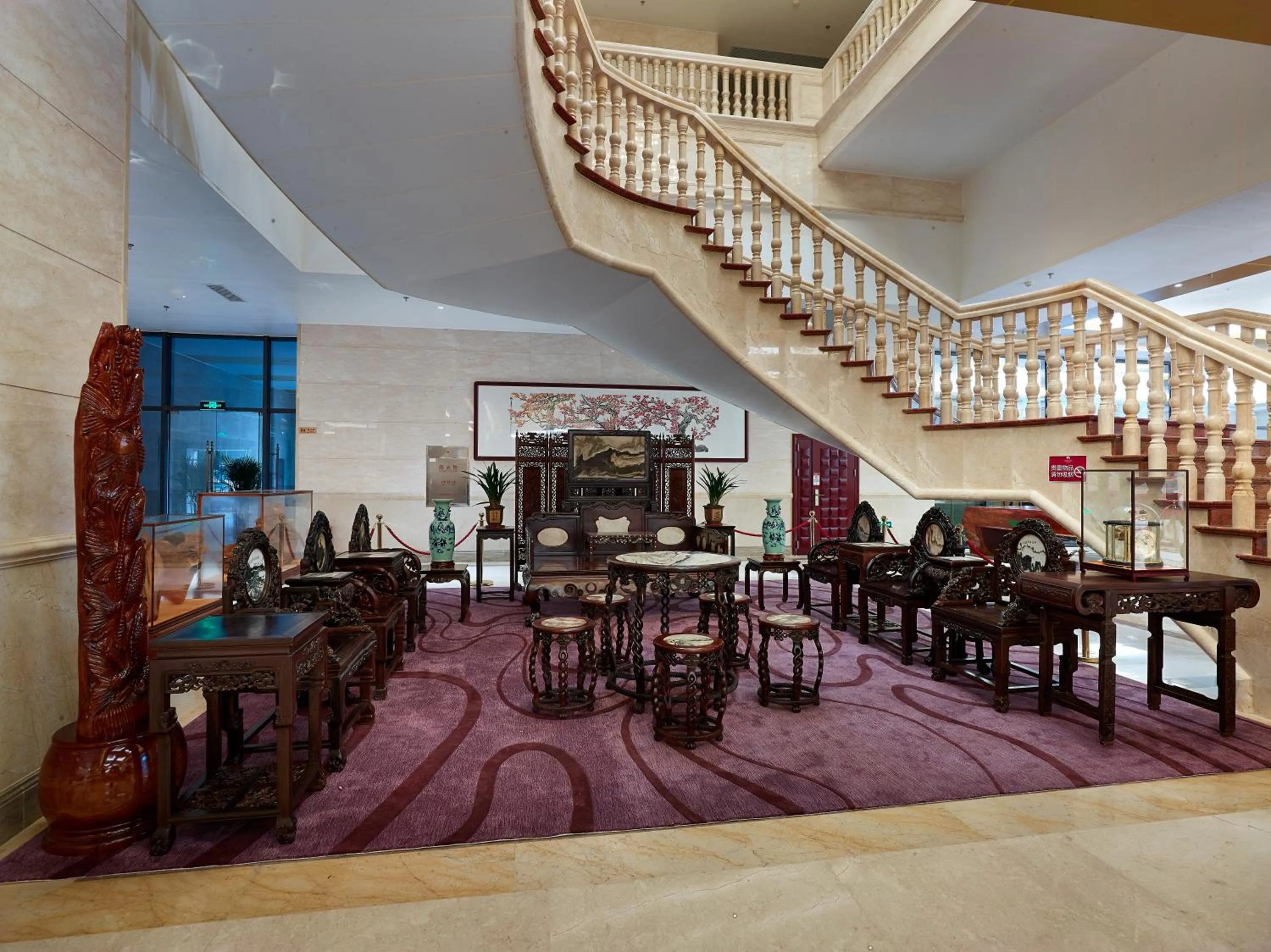 Living room in Mei Zhou Guset Hotel