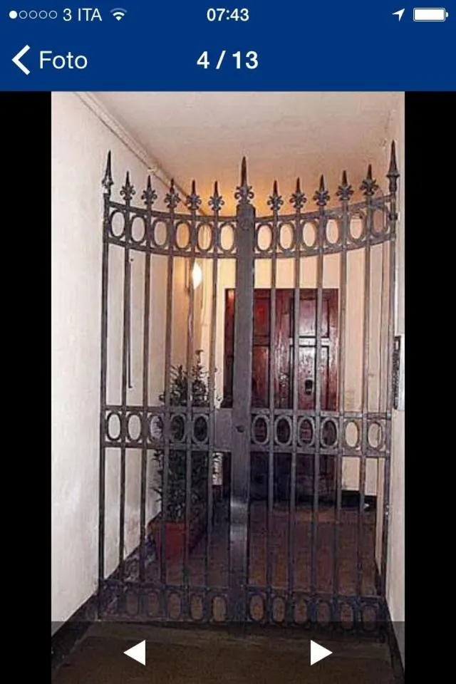 Decorative detail in Soggiorno Arcobaleno