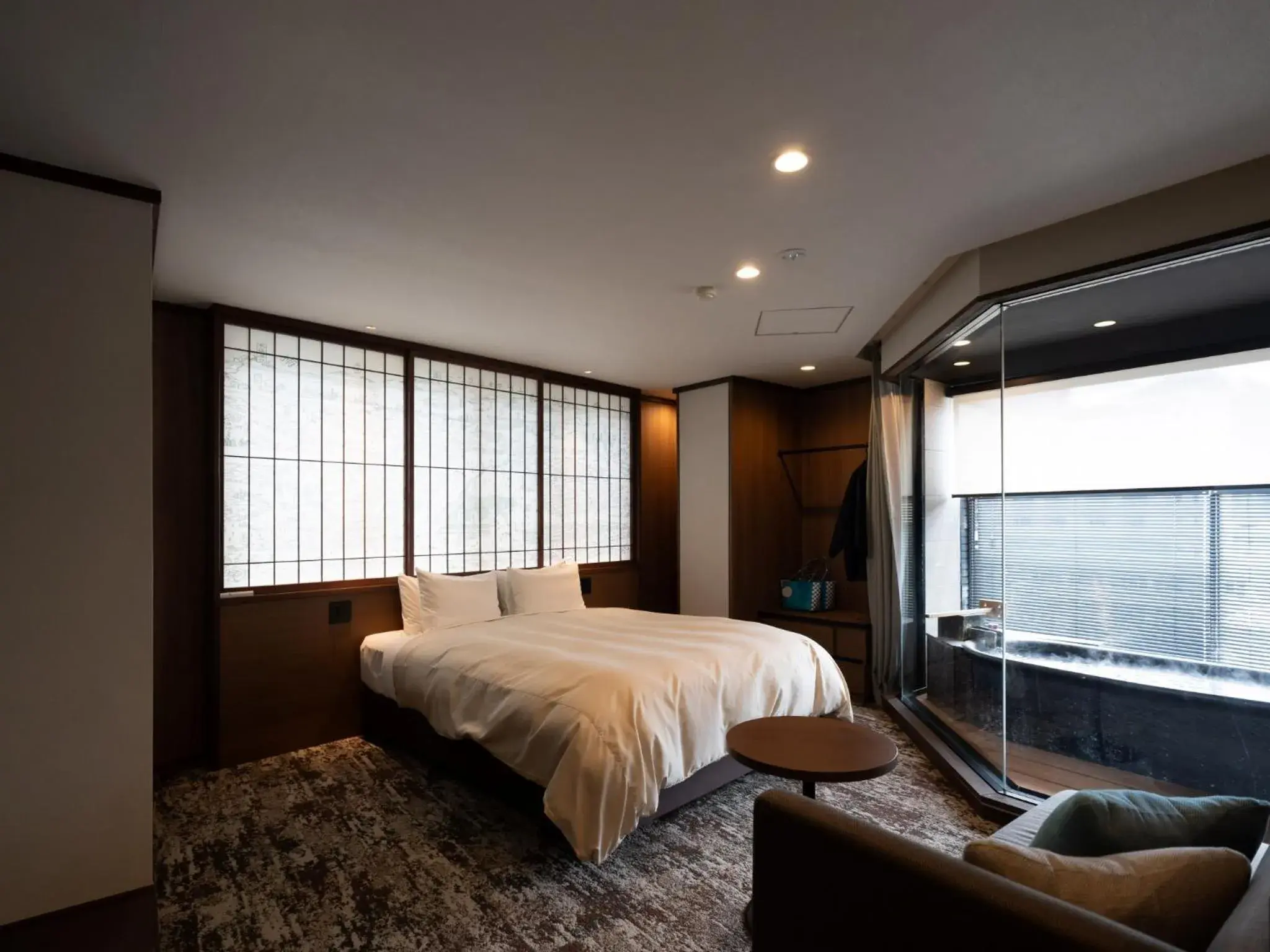 Double Room with Kitchenette and Open-Air Bath - single occupancy in Gensen Ichinoyu Double Room with Kitchenette and Open-Air Bath - single occupancy in Gensen Ichinoyu