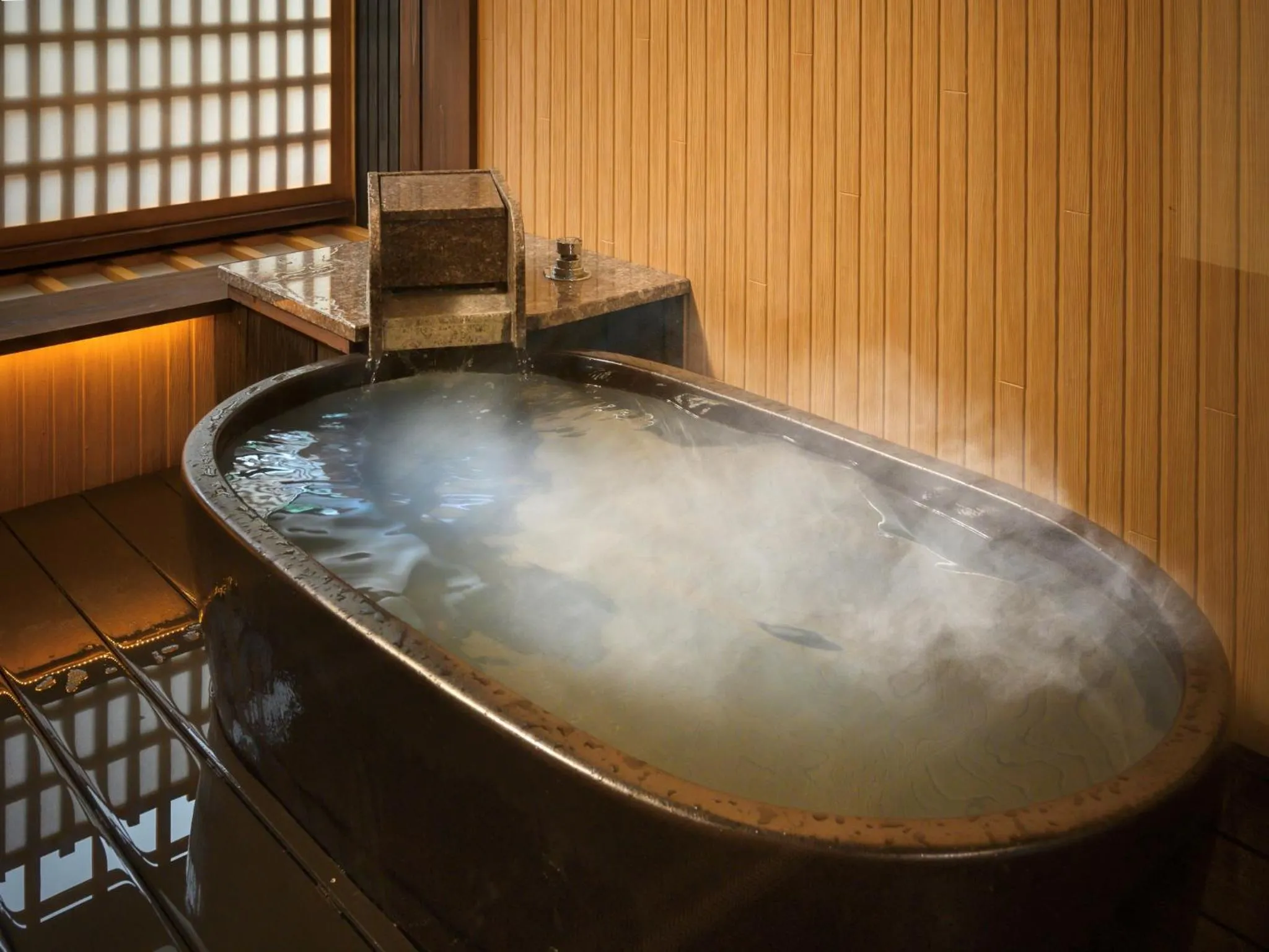 Open Air Bath in Gensen Ichinoyu