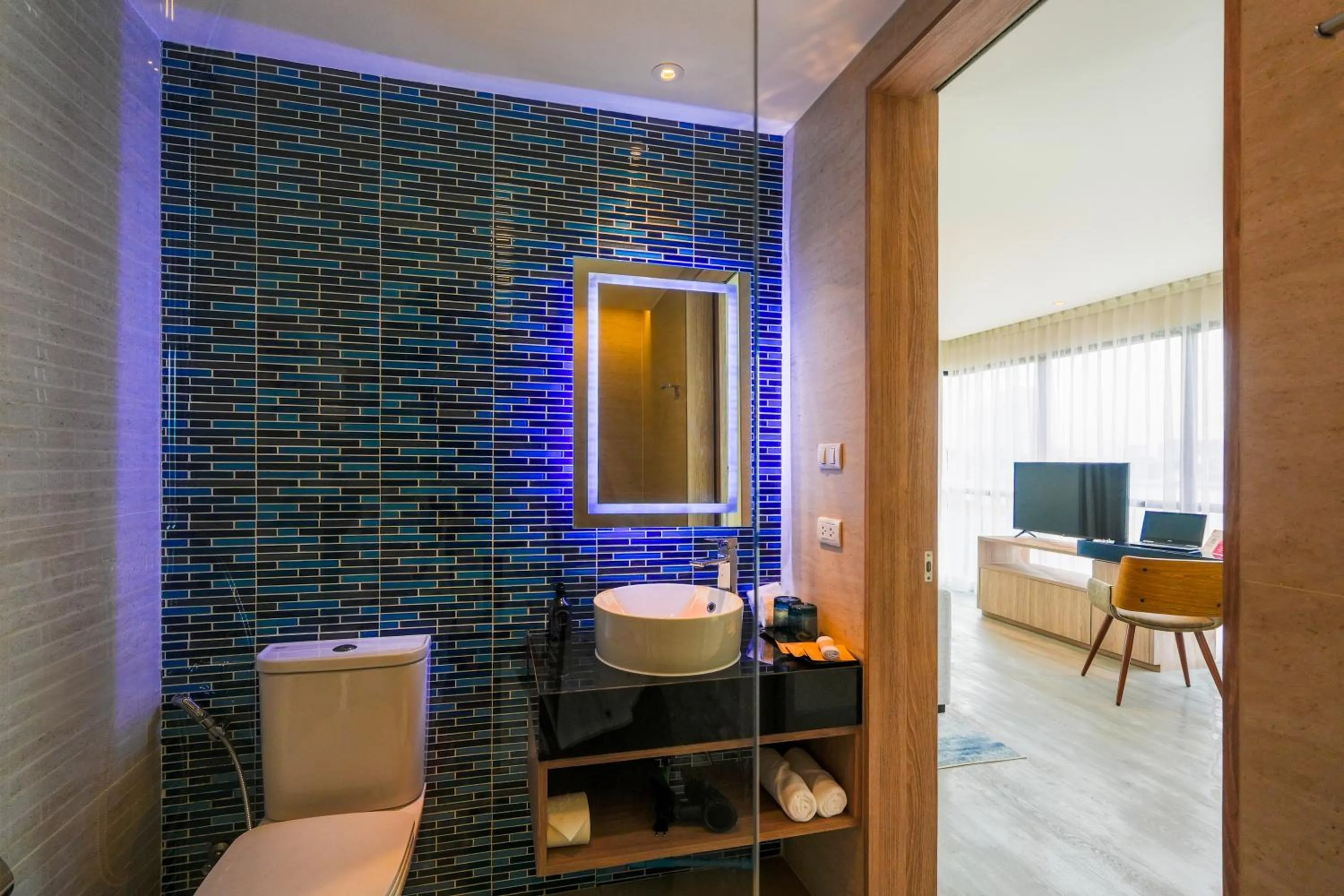 Bathroom in GLOW Bangkok Riverside