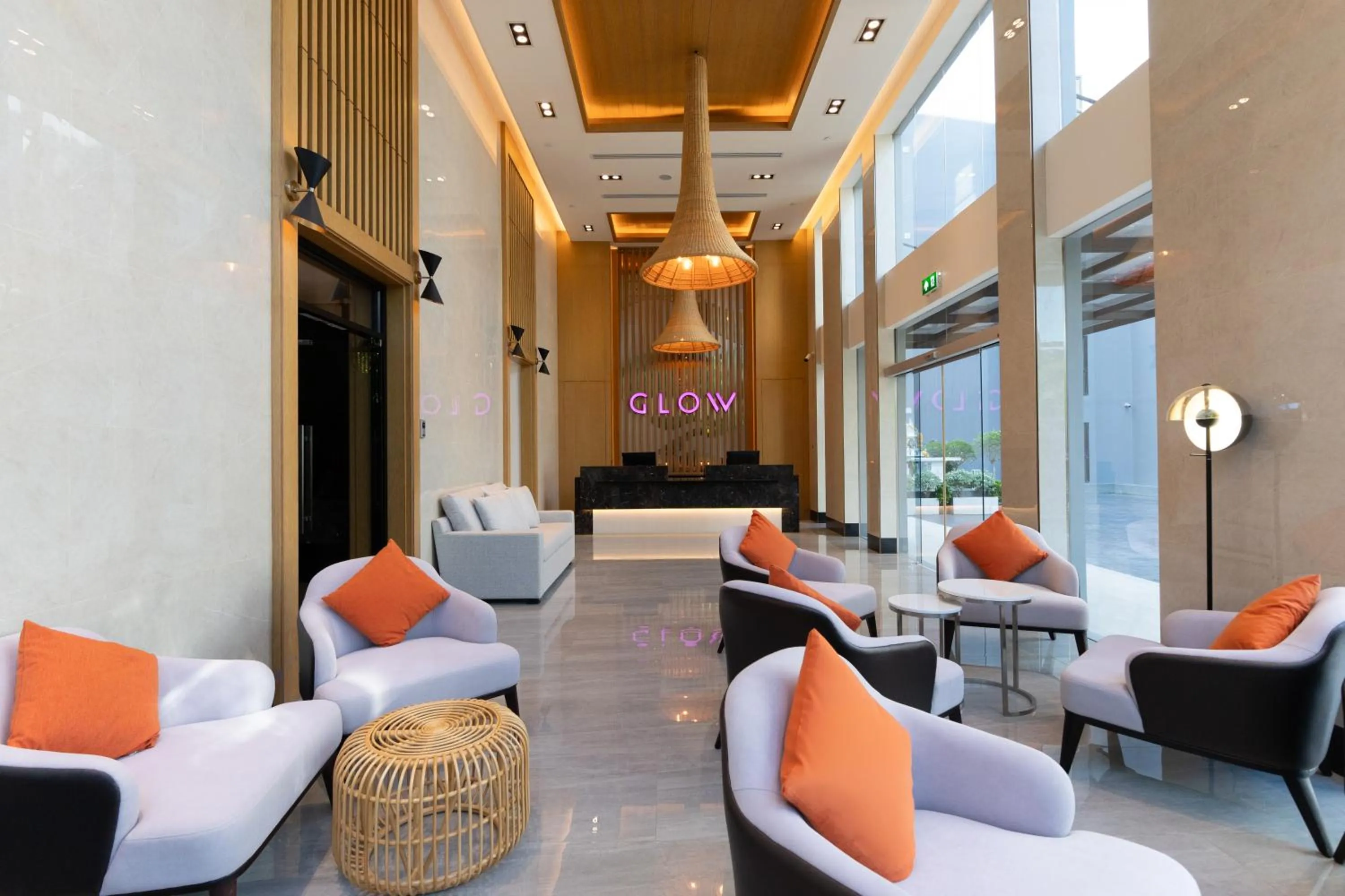 Lobby or reception in GLOW Bangkok Riverside