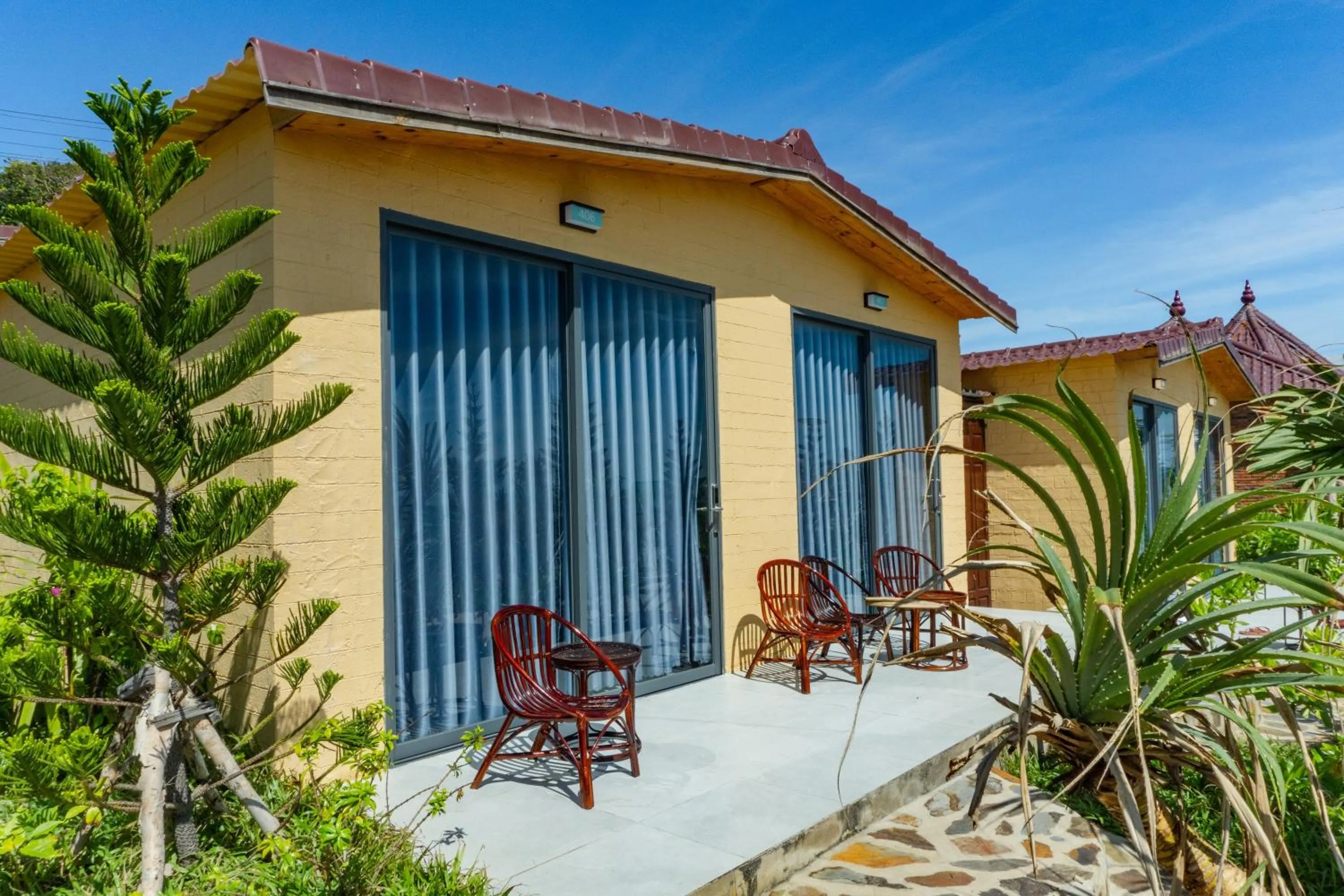 Patio in Adora Bay Ke Ga Beach Resort