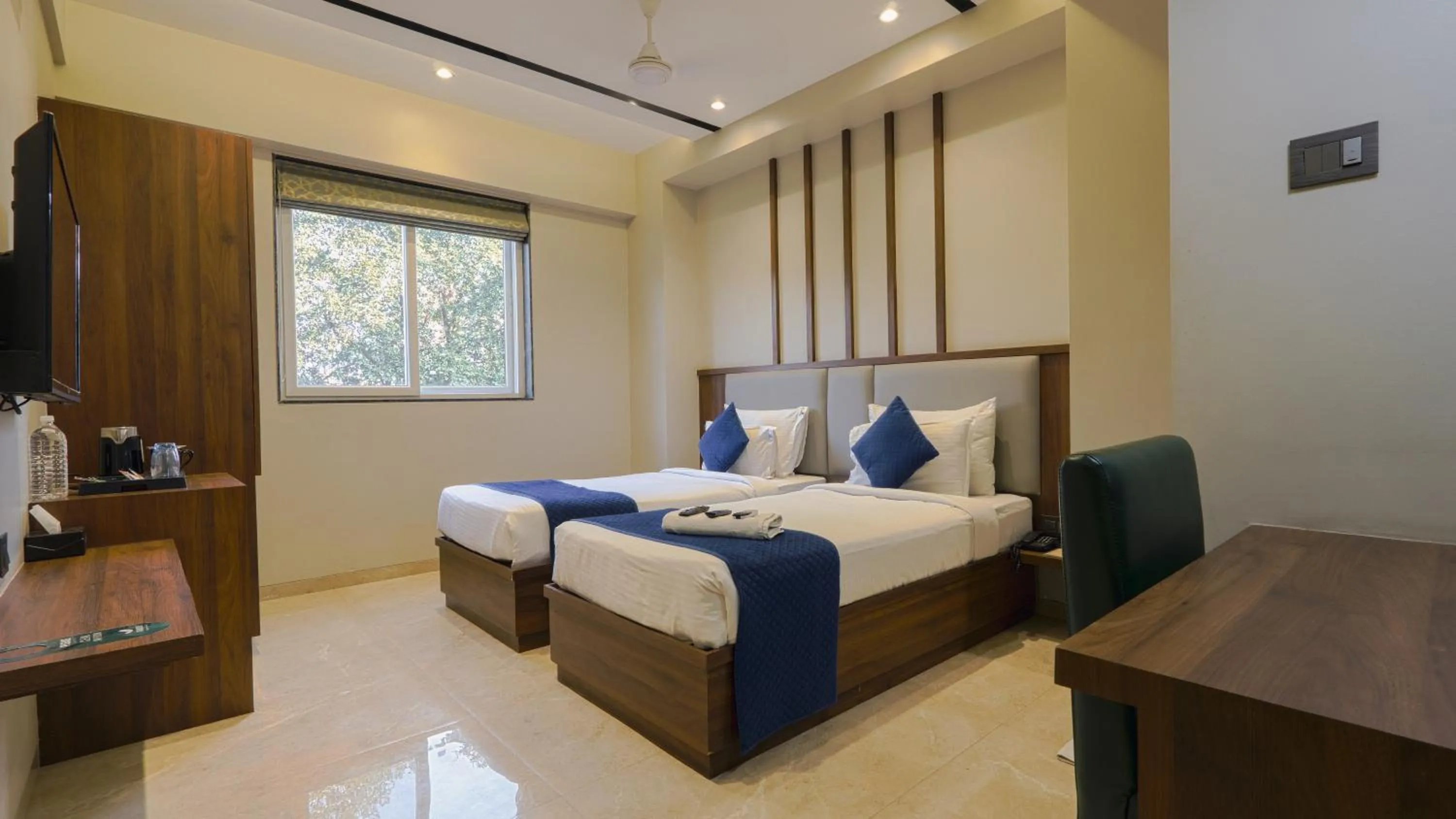 Bed in Magnus Fortune House Business Hotel , Magarpatta