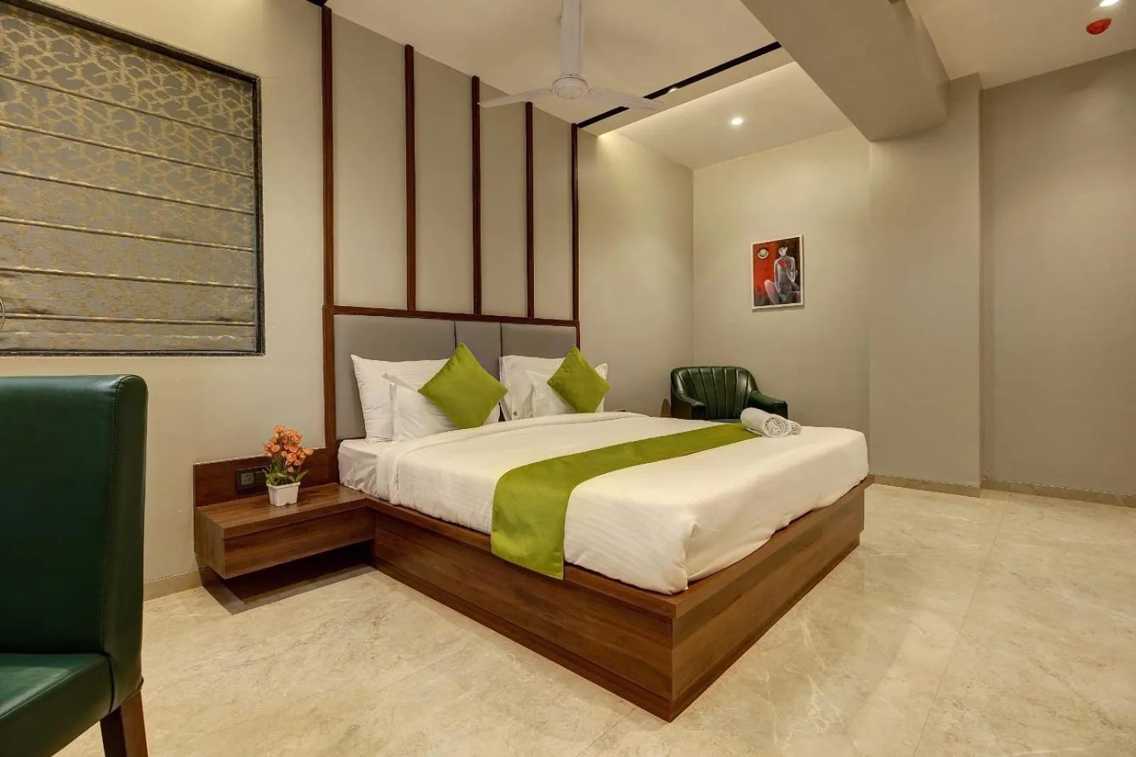 Bed in Magnus Fortune House Business Hotel , Magarpatta