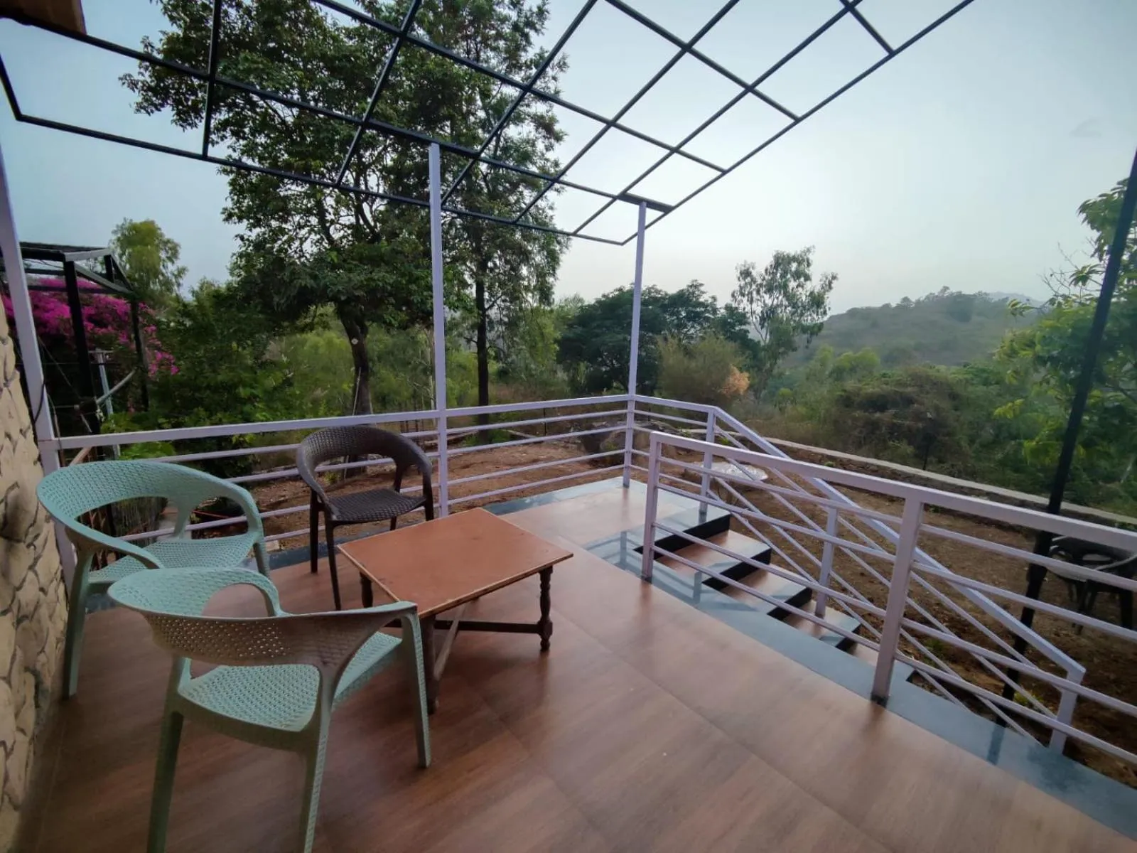 Patio in Forest Eco Lodge