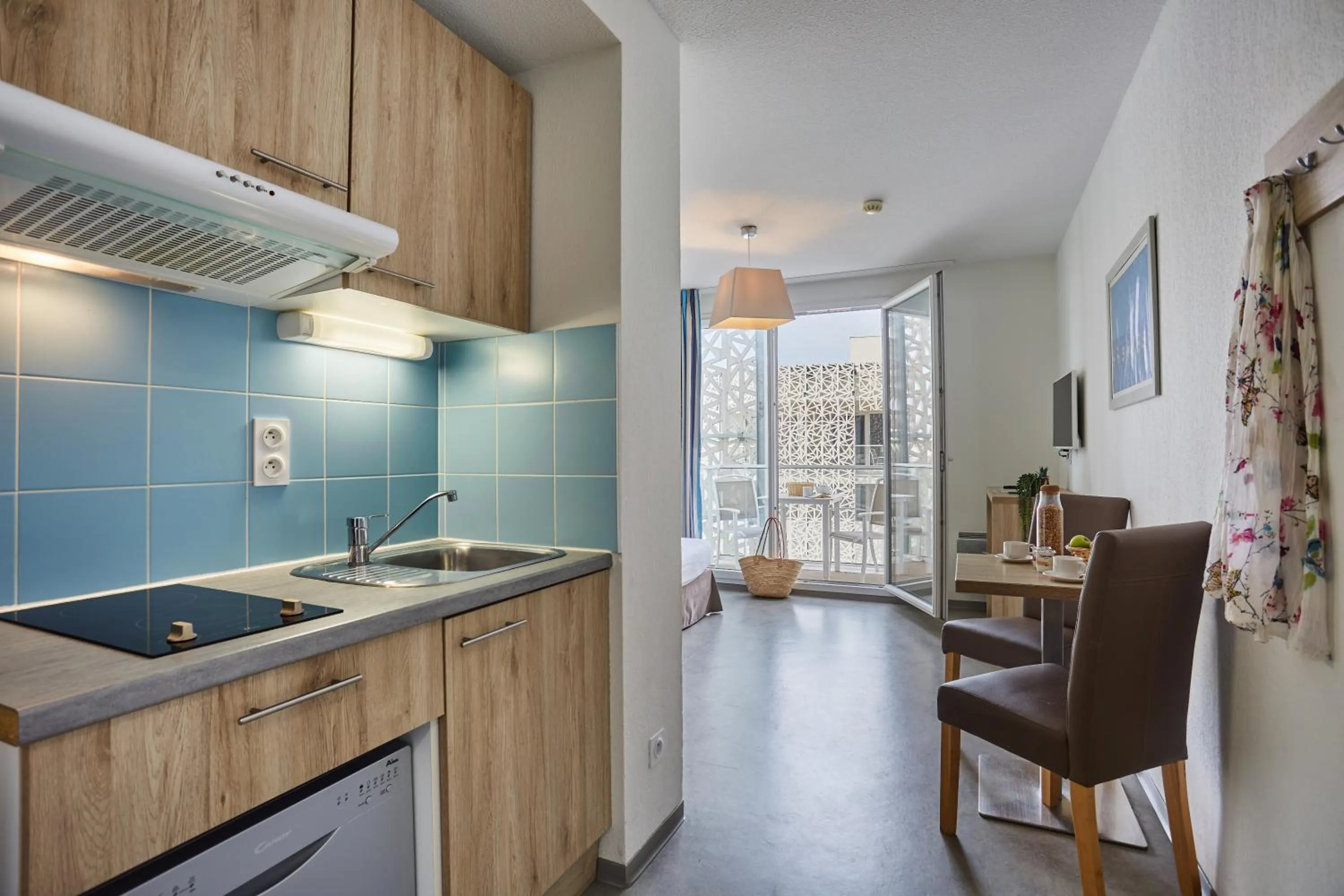 Kitchen or kitchenette in Résidence Odalys Nakâra