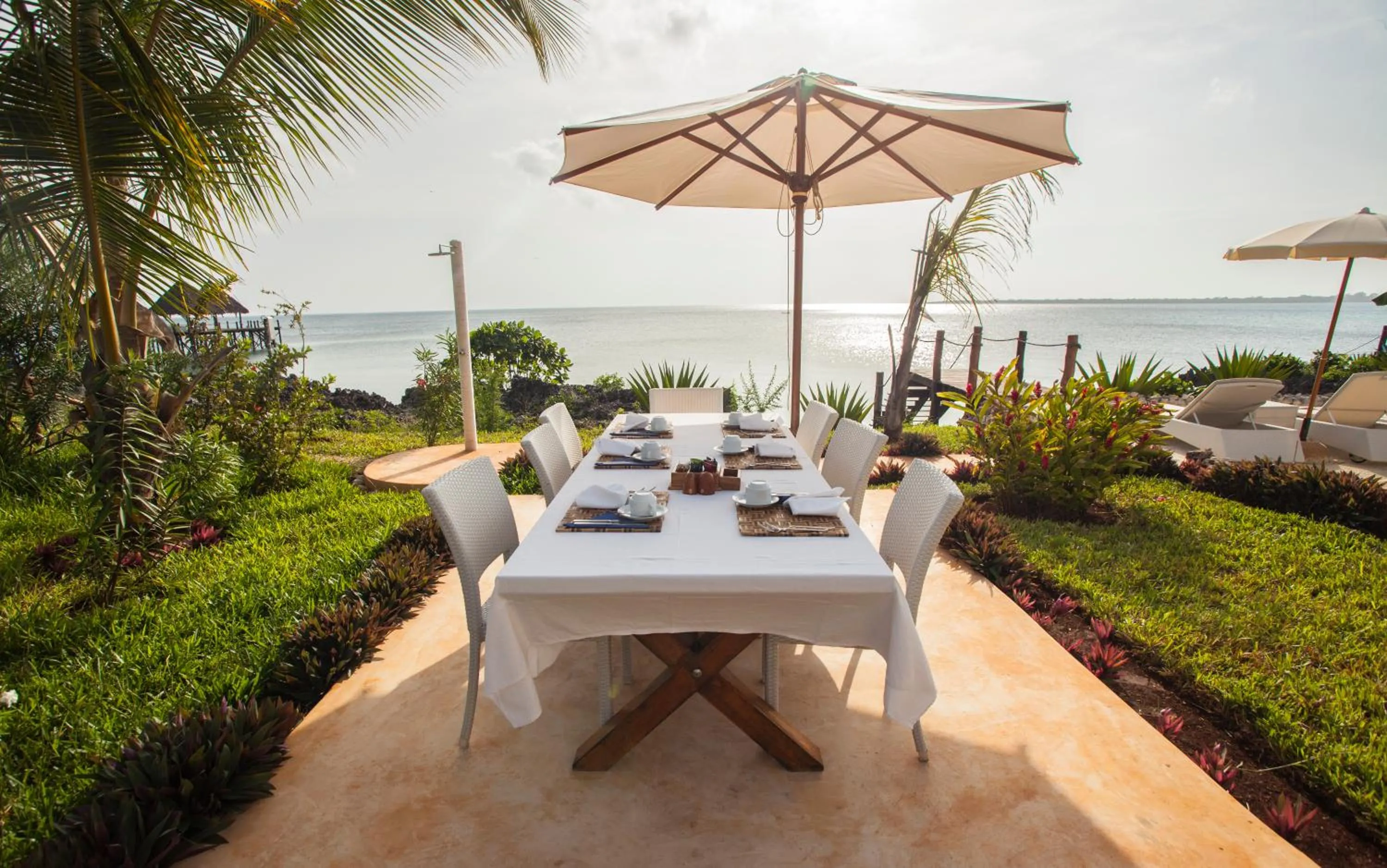 Patio in Fruit & Spice Wellness Resort Zanzibar