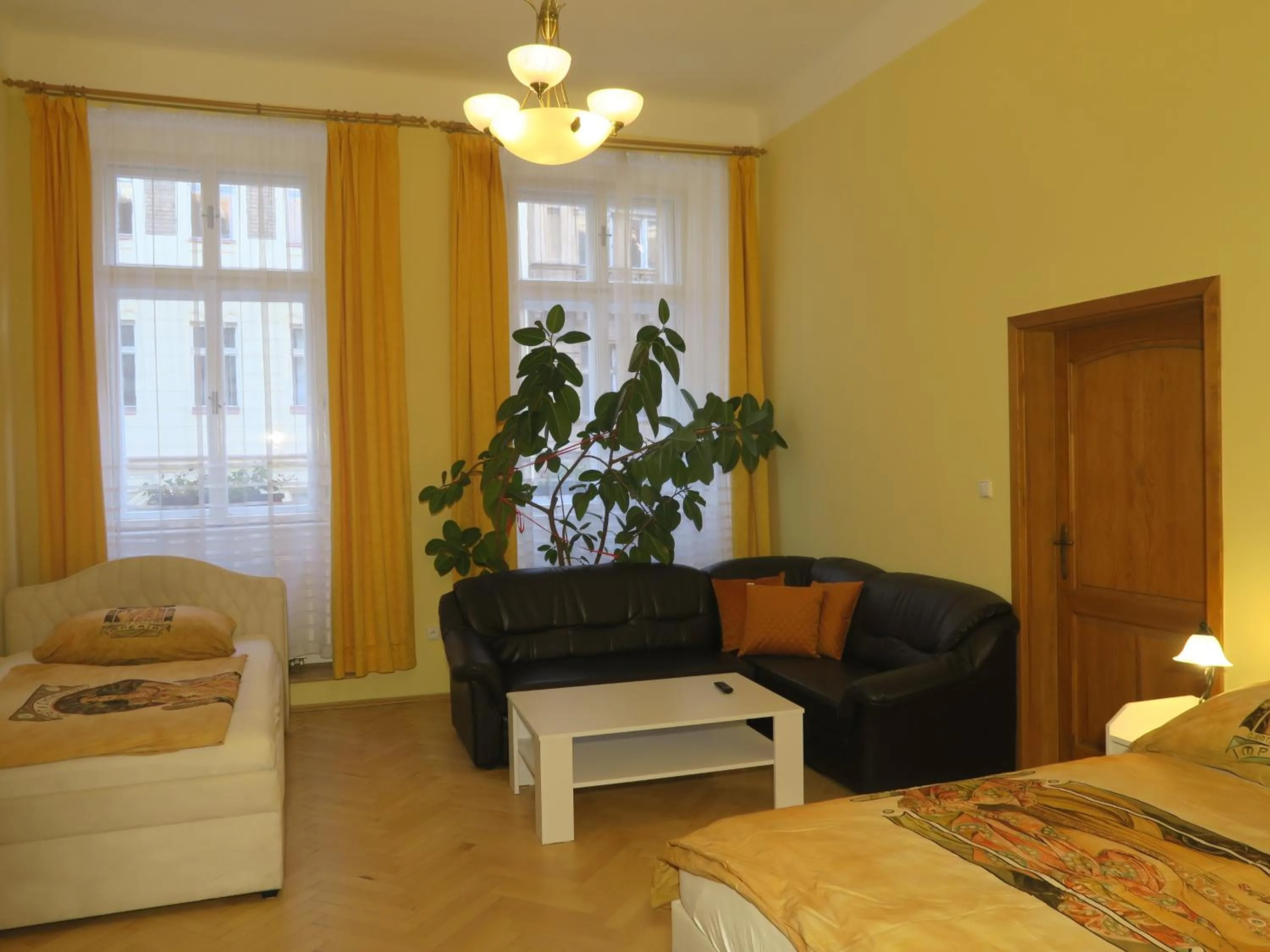 Bedroom, Bed in Apartments near Lesser Town
