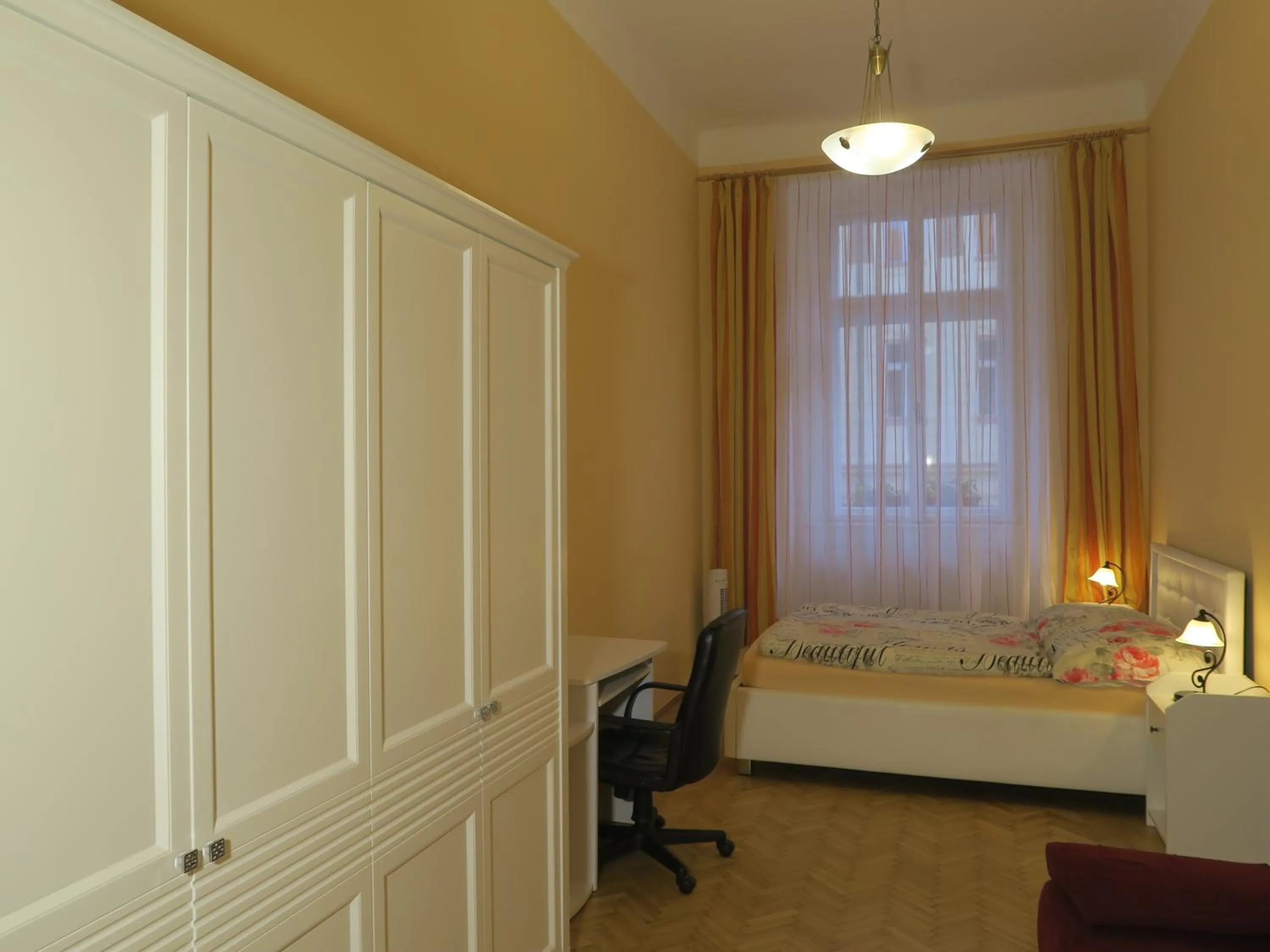 Bedroom, Bed in Apartments near Lesser Town