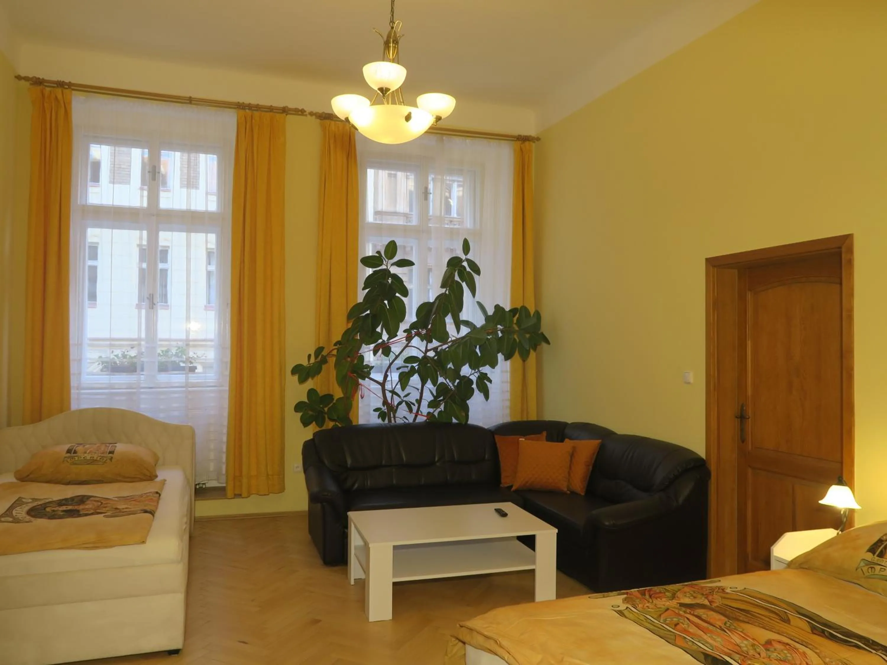 Bedroom, Bed in Apartments near Lesser Town