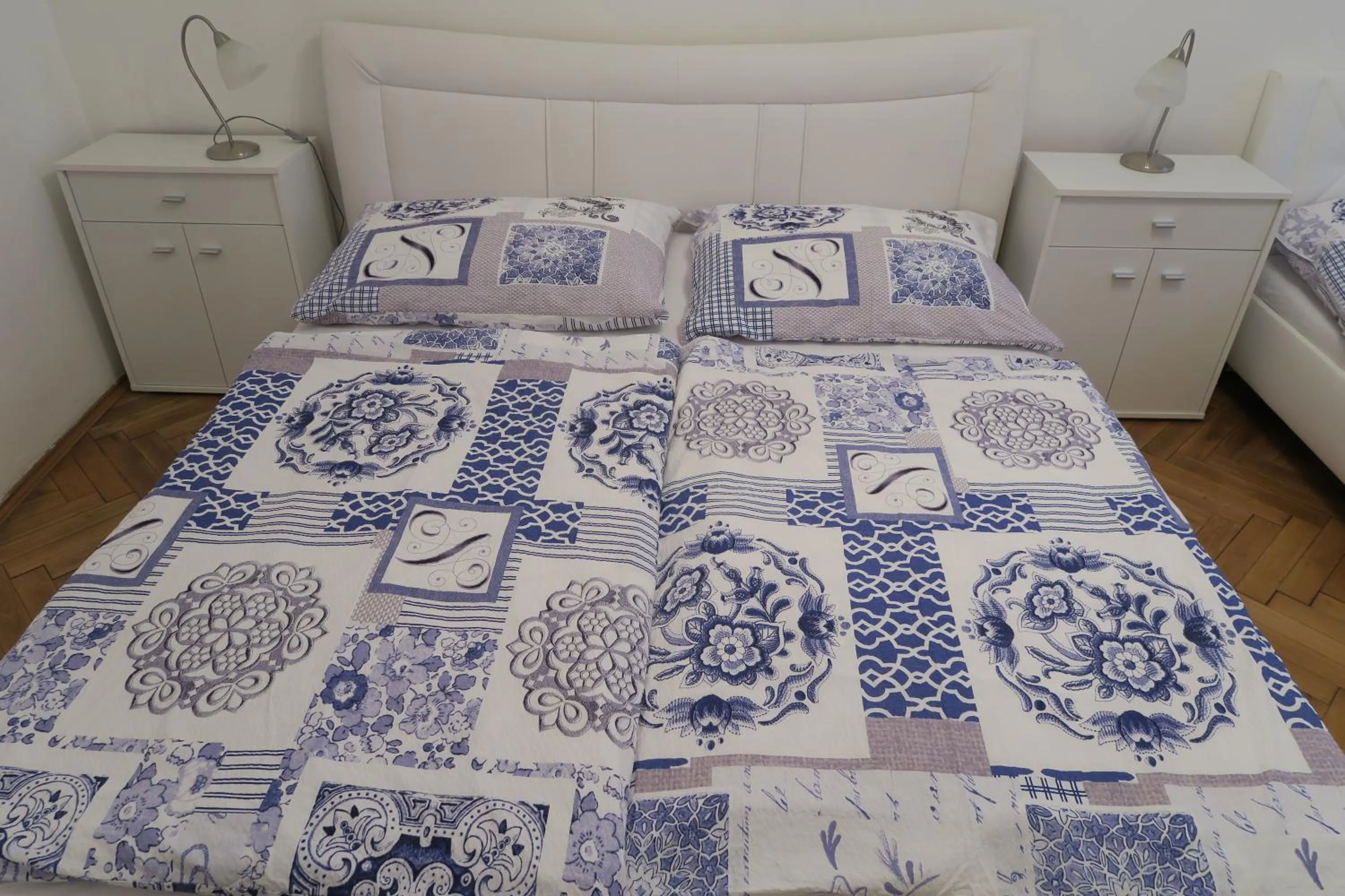 Bedroom, Bed in Apartments near Lesser Town
